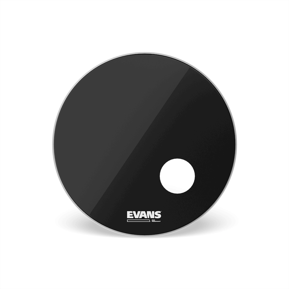 Evans EQ3 Black Resonant Bass Drumhead 22"