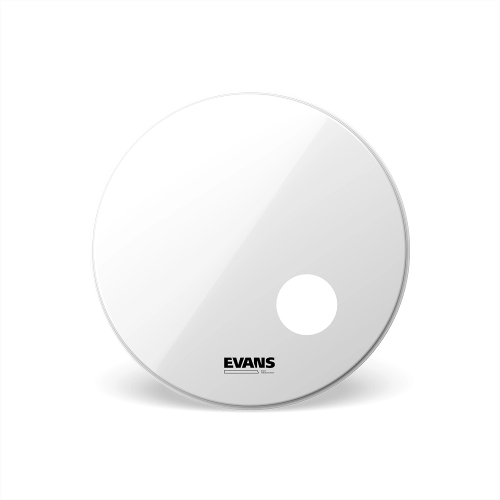 Evans EQ3 22" Smooth White Bass Resonant Head