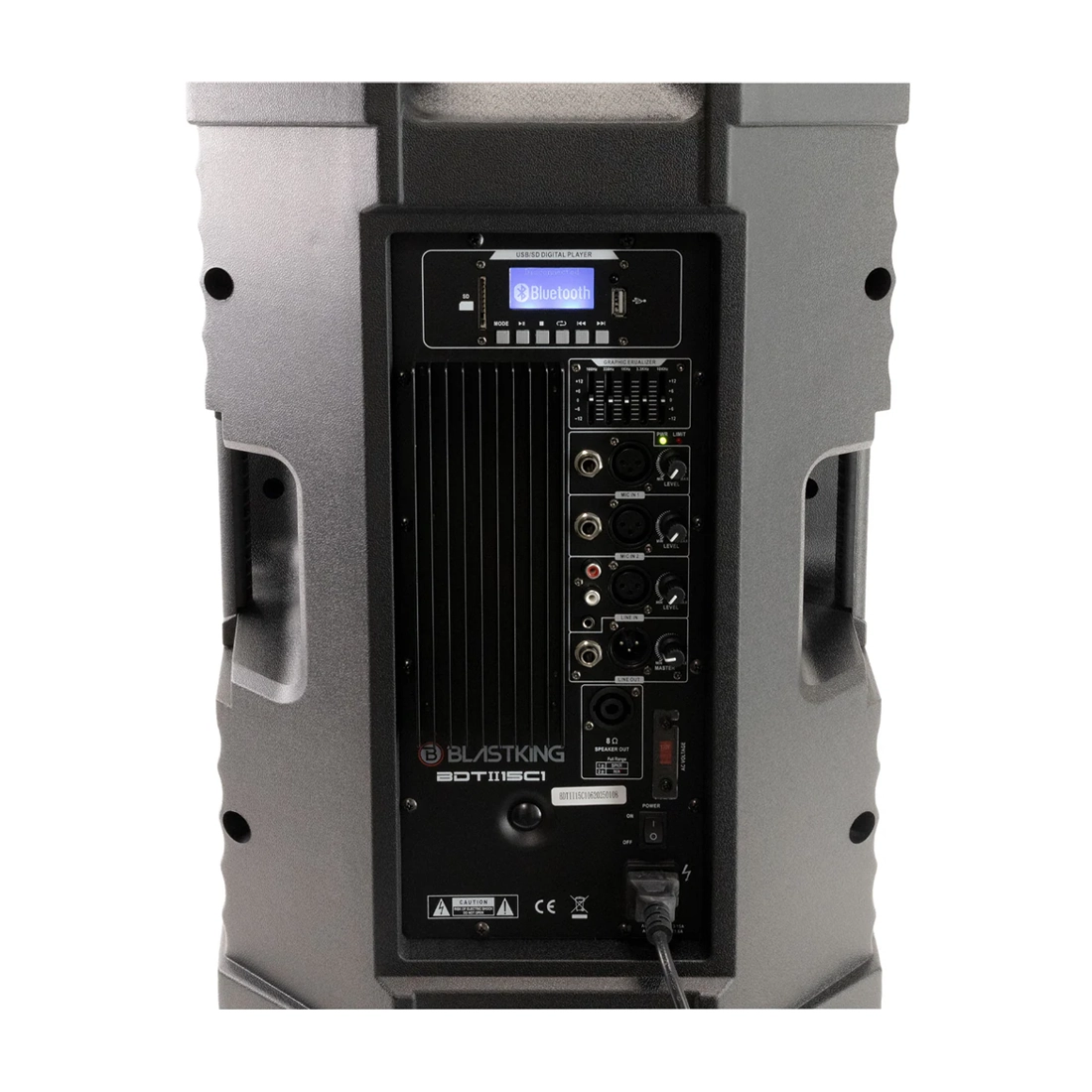 Blastking BDTII15C1 15" 1000 Watts 2-Way Active Loudspeaker Combo
