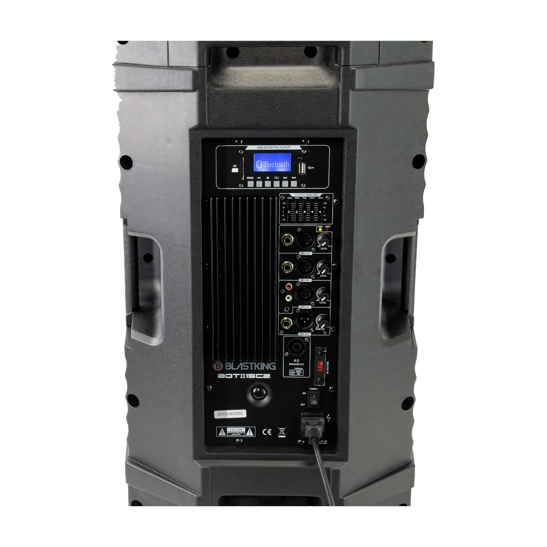 Blastking 15 Inch 1000 Watts 2-Way Active & Passive Loudspeaker