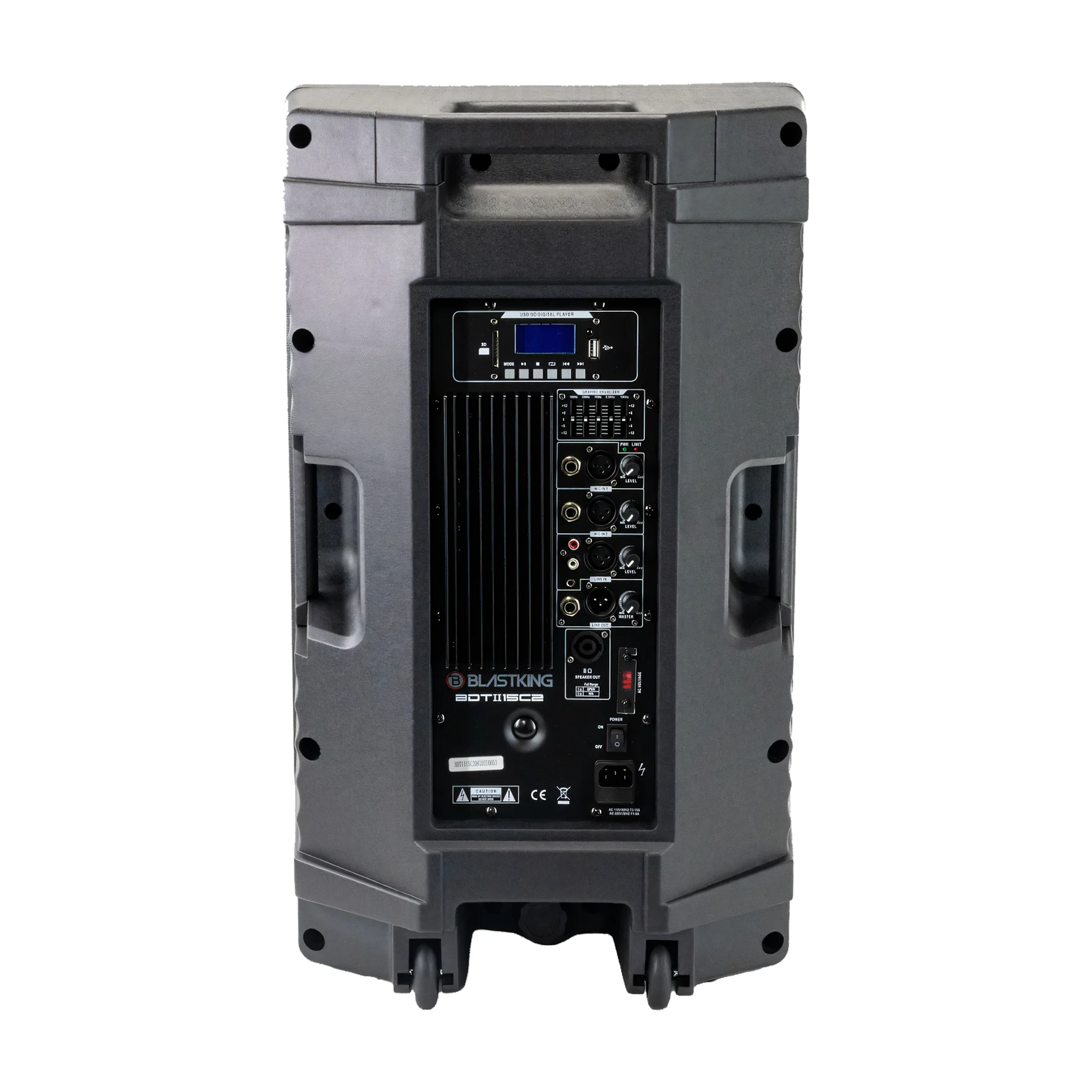 Blastking 15 Inch 1000 Watts 2-Way Active & Passive Loudspeaker