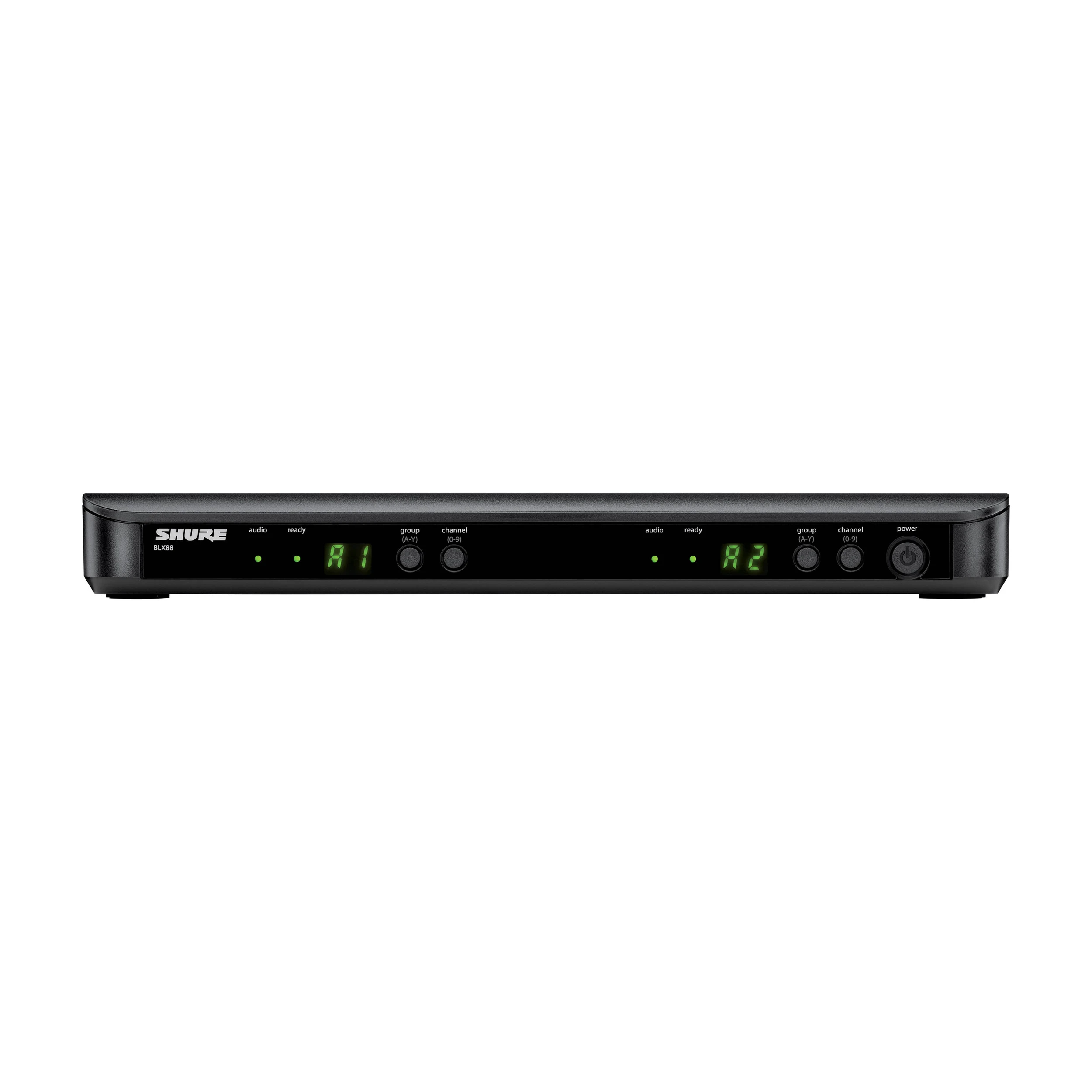 Shure BLX288/PG58 Dual Channel Wireless Handheld Microphone System - H10 Band