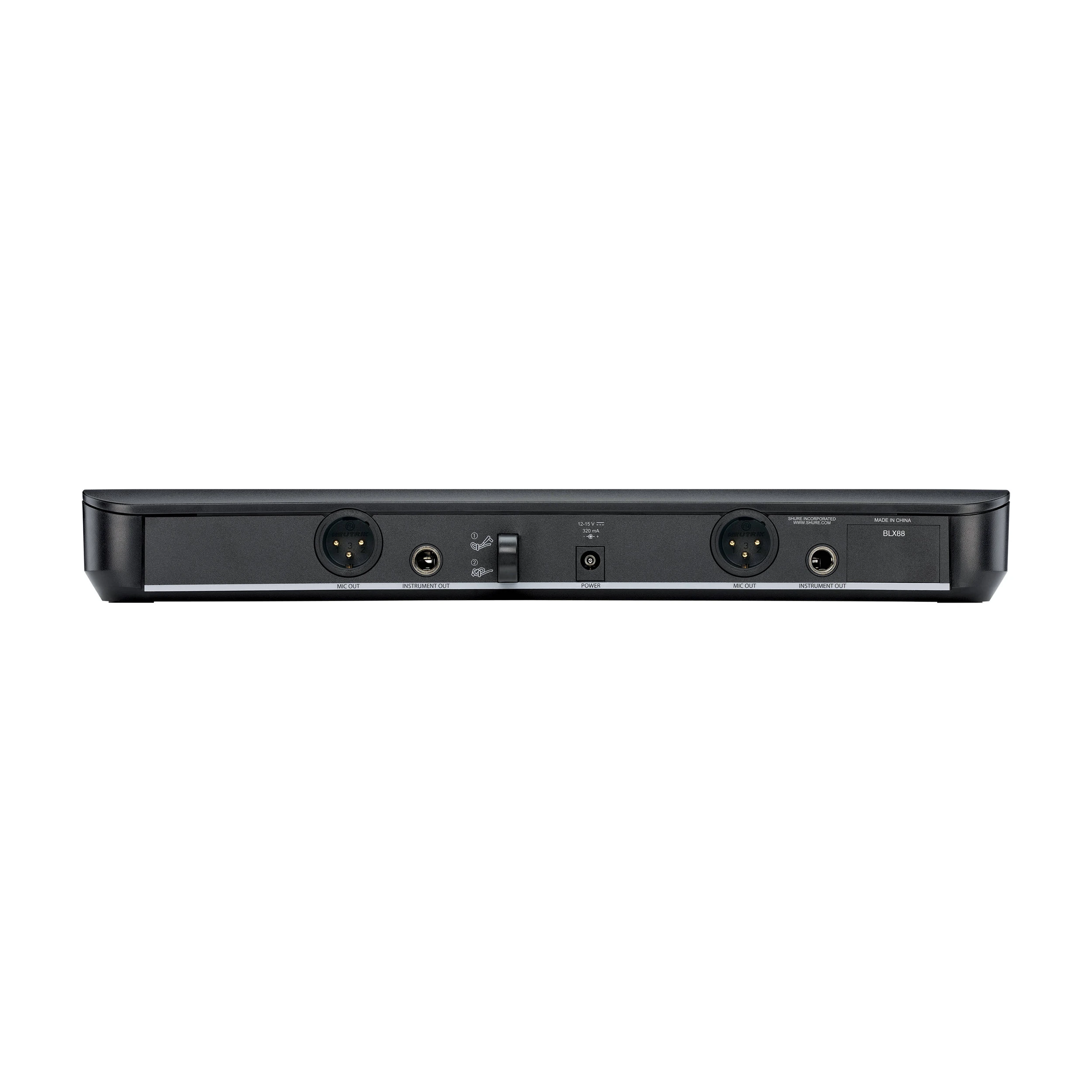 Shure BLX288/PG58 Dual Channel Wireless Handheld Microphone System - H10 Band