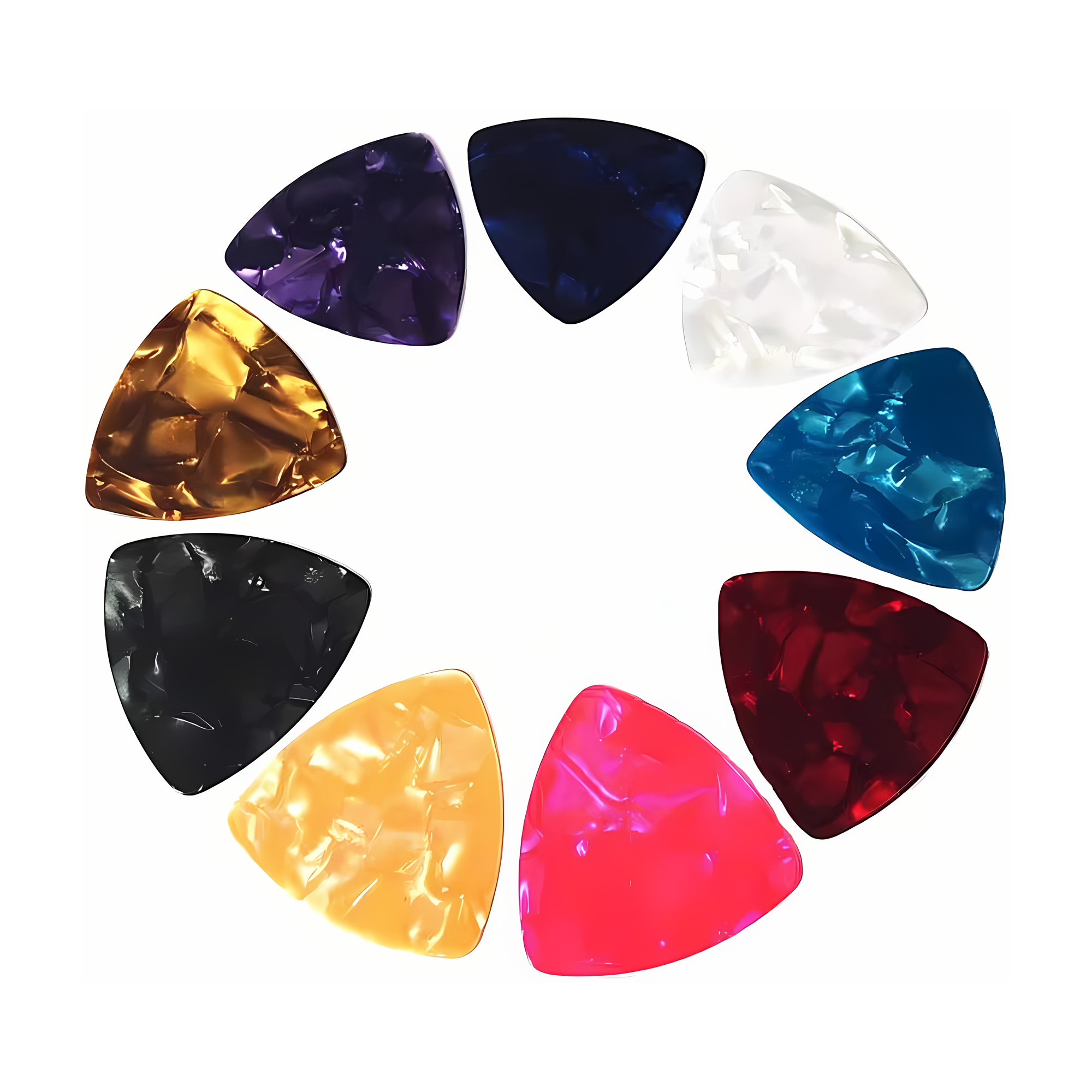 PBS Celluloid Triangle Pick - Mixed Color BP-04