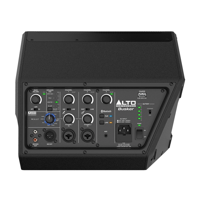 Alto Professional Busker 200w Premium Batería Portátil PA con Bluetooth