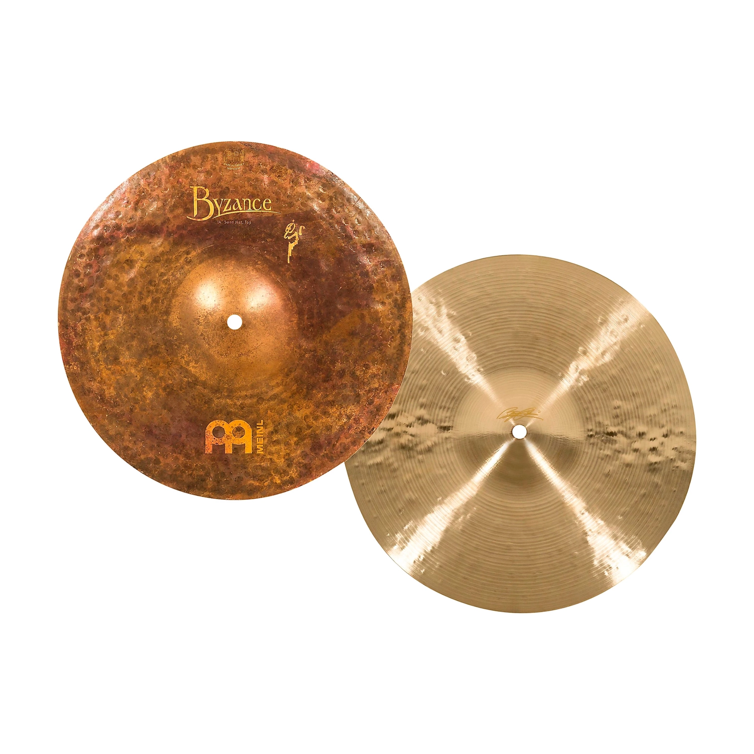 Meinl Byzance Vintage Series Benny Greb Sand cymbal set - 14" Sand Hi-Hats
