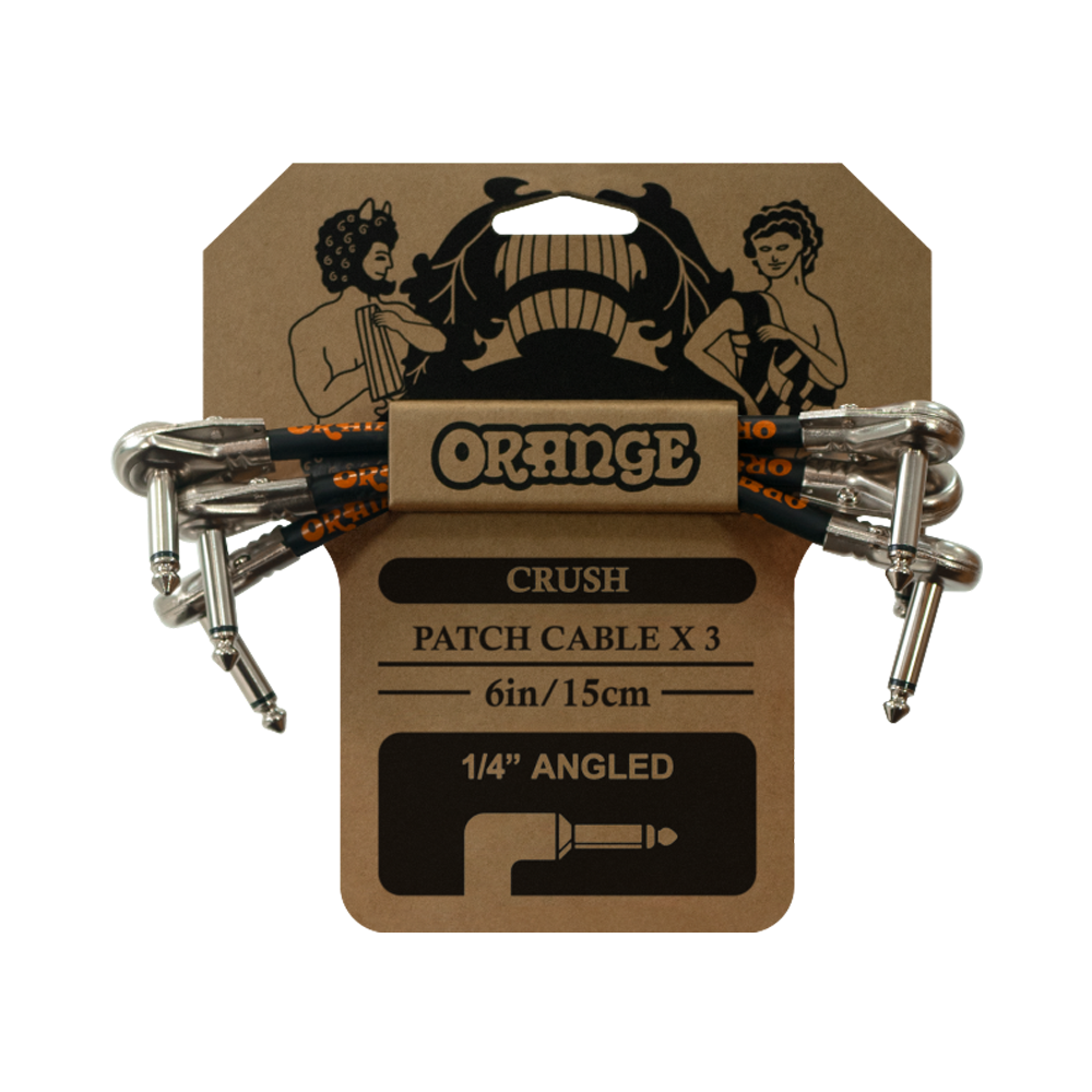 Orange Crush 6" Patch Cable, 3 Pack