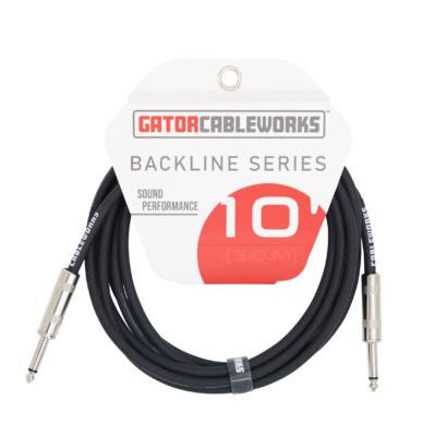 Gator Cableworks Backline Series Instrument Cable 10'