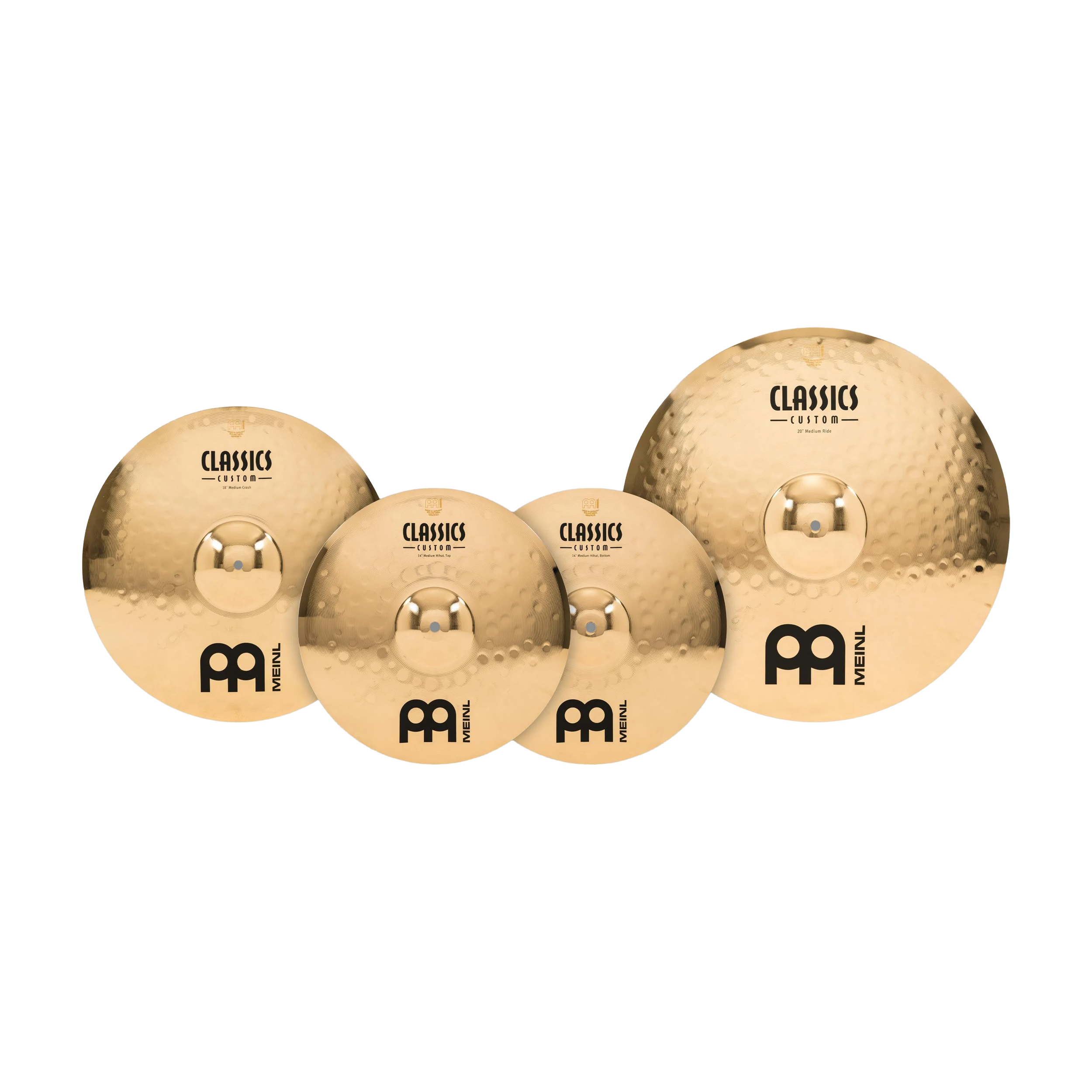 Meinl Cymbals CC-CS1 Classics Custom Brilliant Complete Cymbal Set