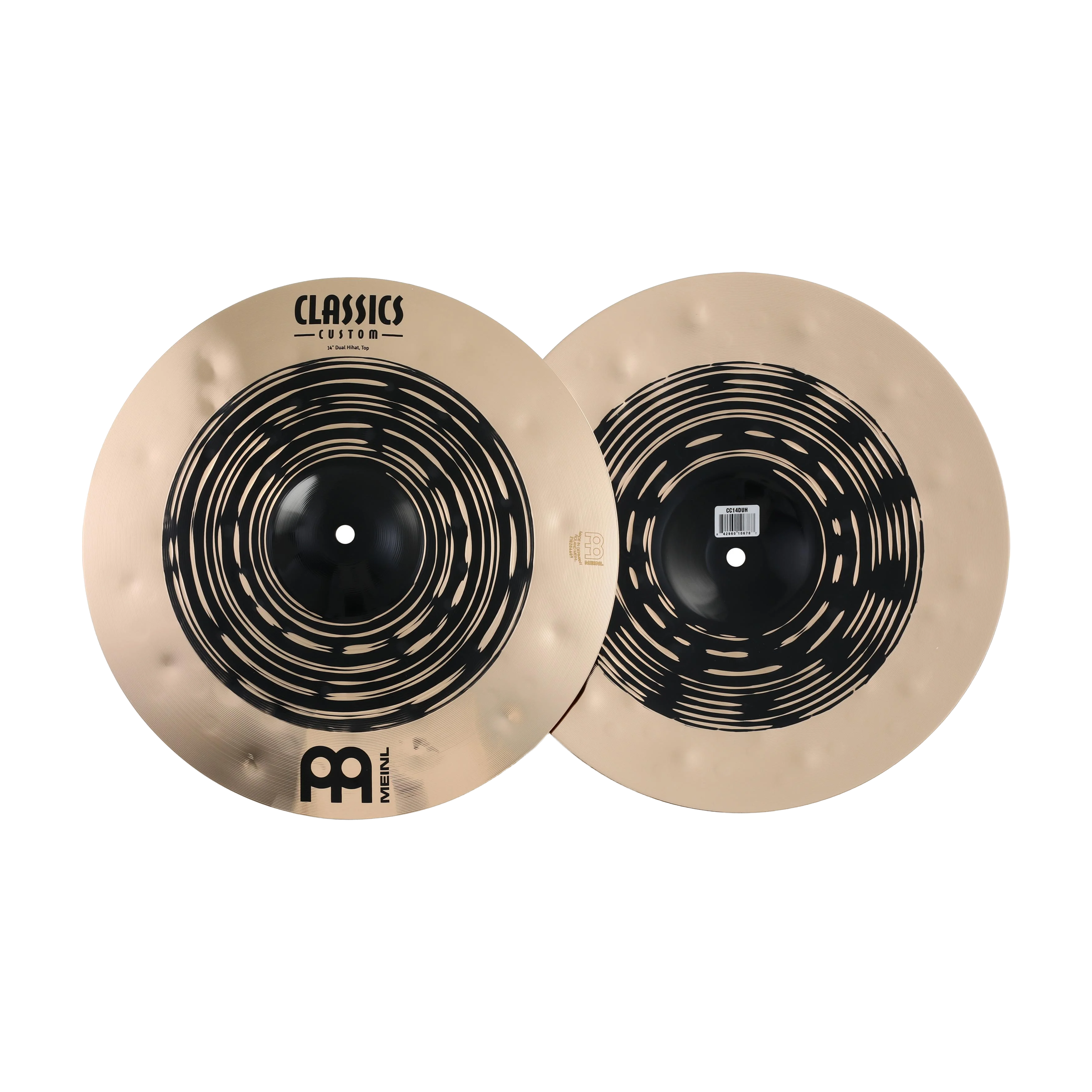 Meinl Cymbals CC14DUH Classics Custom Dual Hi-Hat - 14"