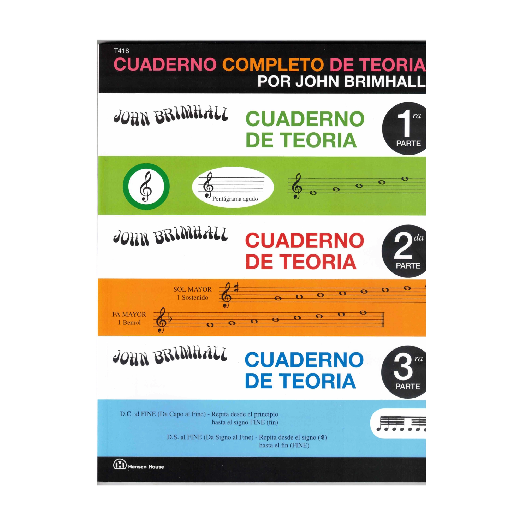 Cuaderno de Teoría 3 en 1 John Brimhall - Versión Grande