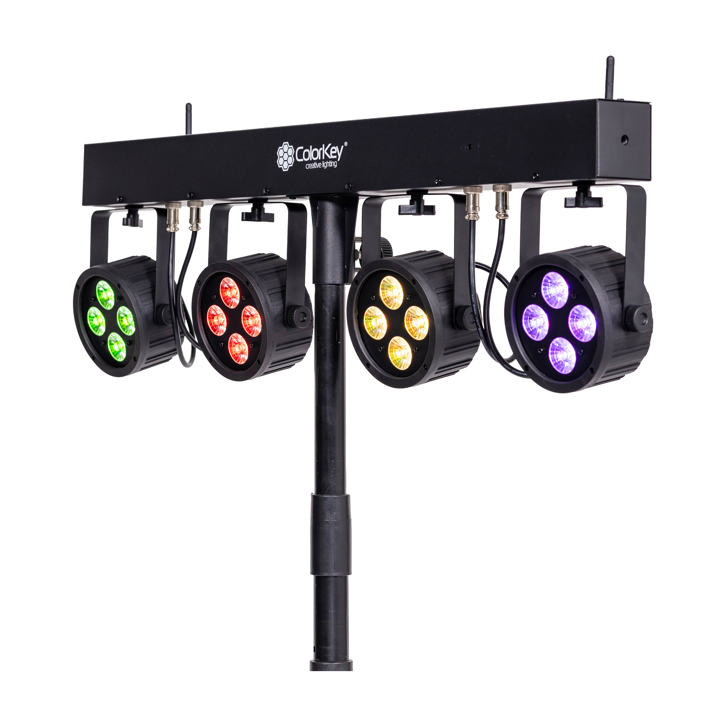 Colorkey Partybar Mobile 100 EL All-In-One front angle view