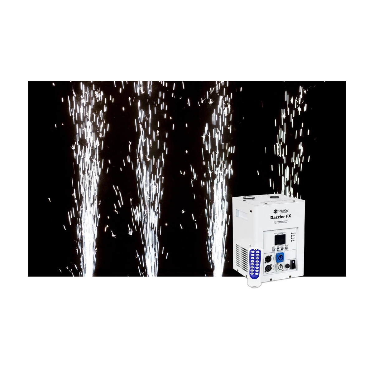 ColorKey Dazzler FX MK2 Cold Spark Machine - White