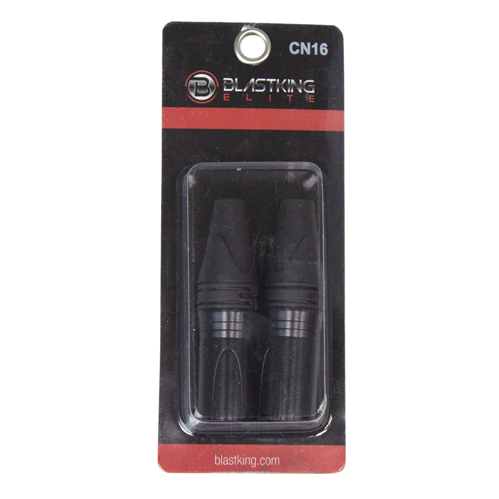 Blastking 3 Pin Male XLR Connector Gold Plated - Pair