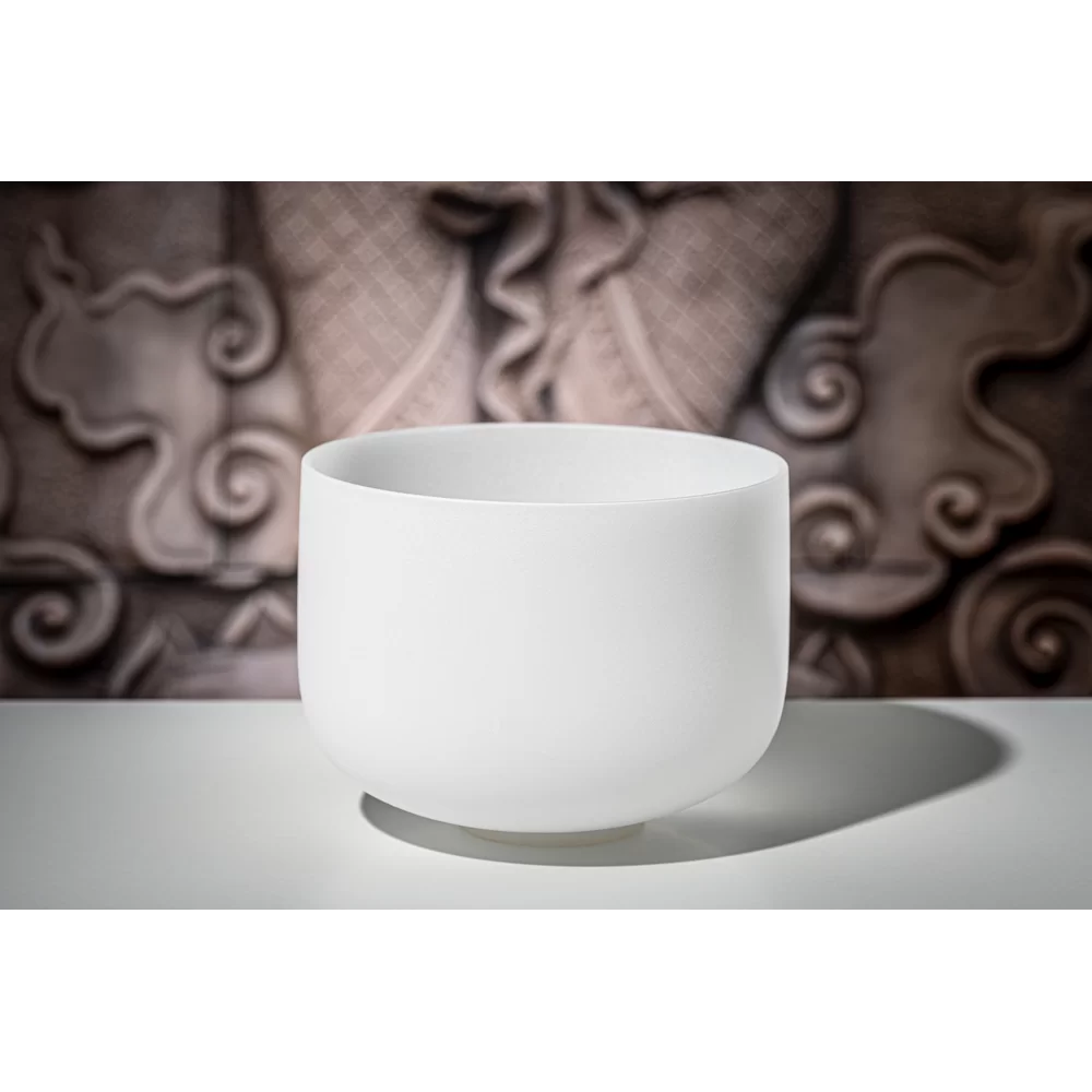 Meinl Sonic Energy Crystal Singing Bowl w/ Silicone Ring for Root Chakra in D4 - 10"