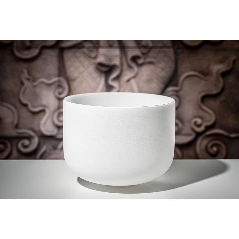 Meinl Sonic Energy Crystal Singing Bowl w/ Silicone Ring for Root Chakra in C4 - 12"