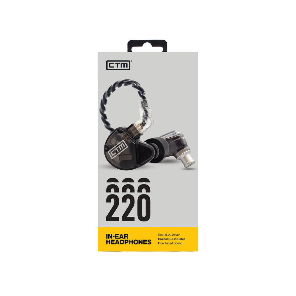 CTM CE220 Monitor In-Ear de Doble Controlador