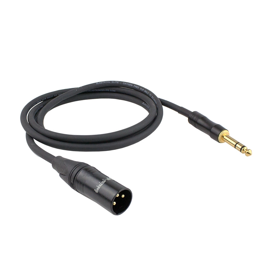 Cable Blastking de 3 pies XLR macho a balanceado de 1/4" – CXLRMQ