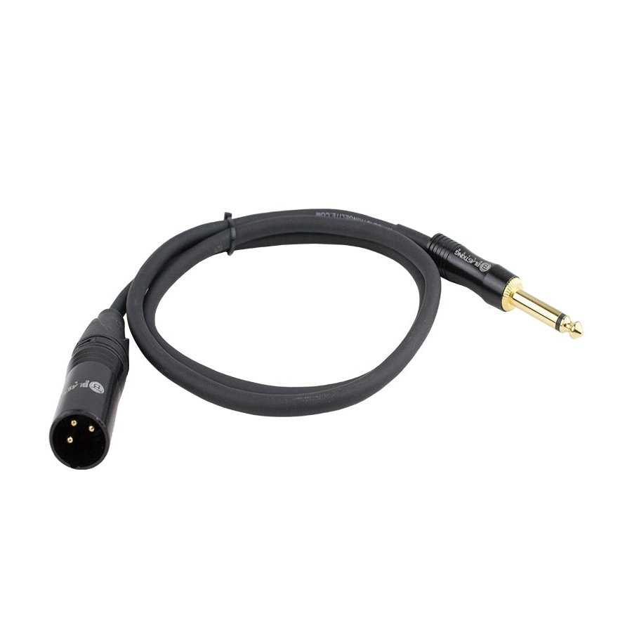 Cable XLR macho de 6' a 1/4″ – CXLRMQU