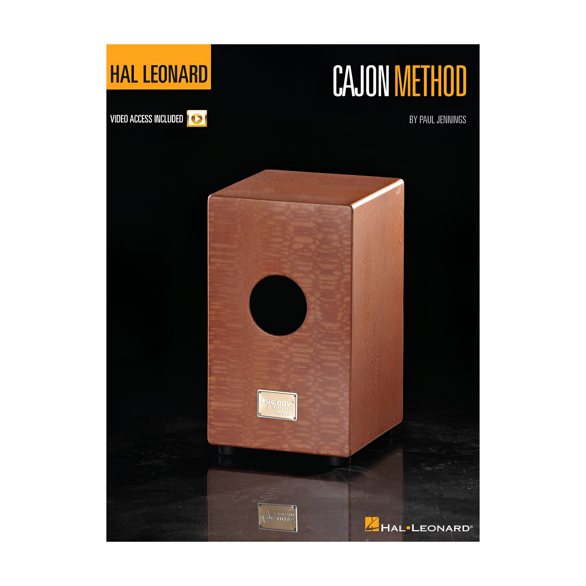 Front view of Hal Leonard HL00138215 Cajon Method - Book and Online Video