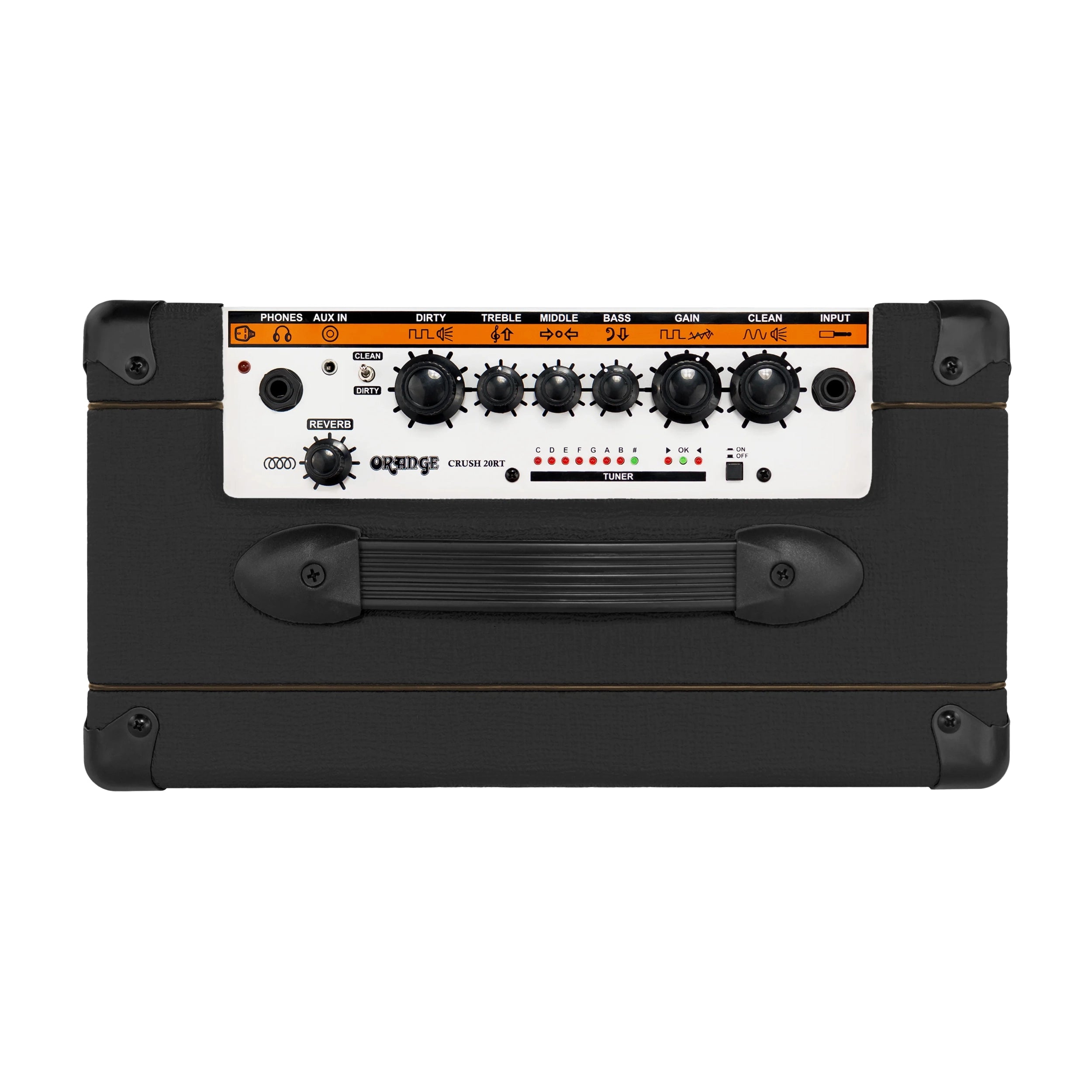 Orange Crush 20RT 1X8" 20w 2-Channel Guitar Combo Amplifier - Black
