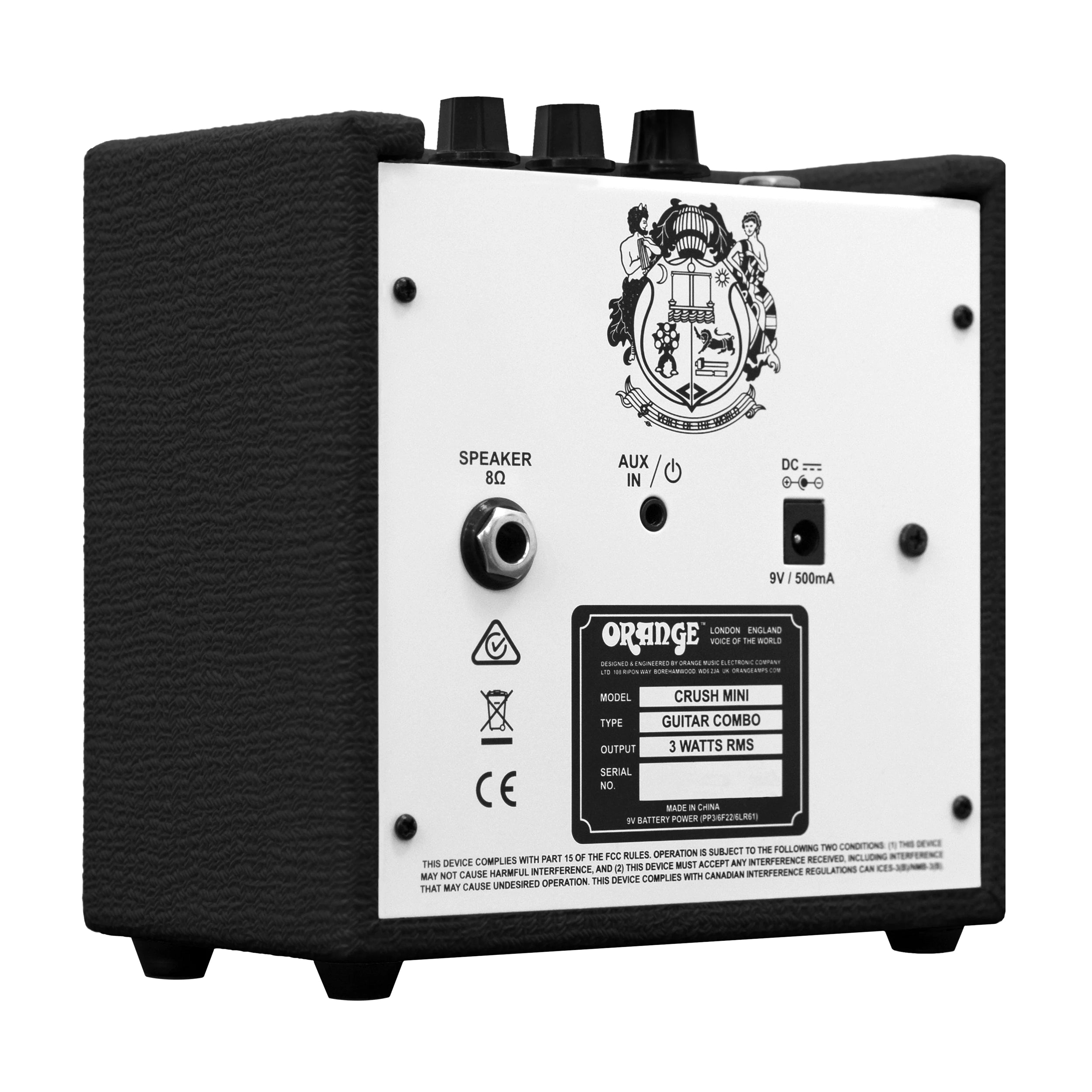 Orange Crush Mini 3 Watt Micro Amp – Black