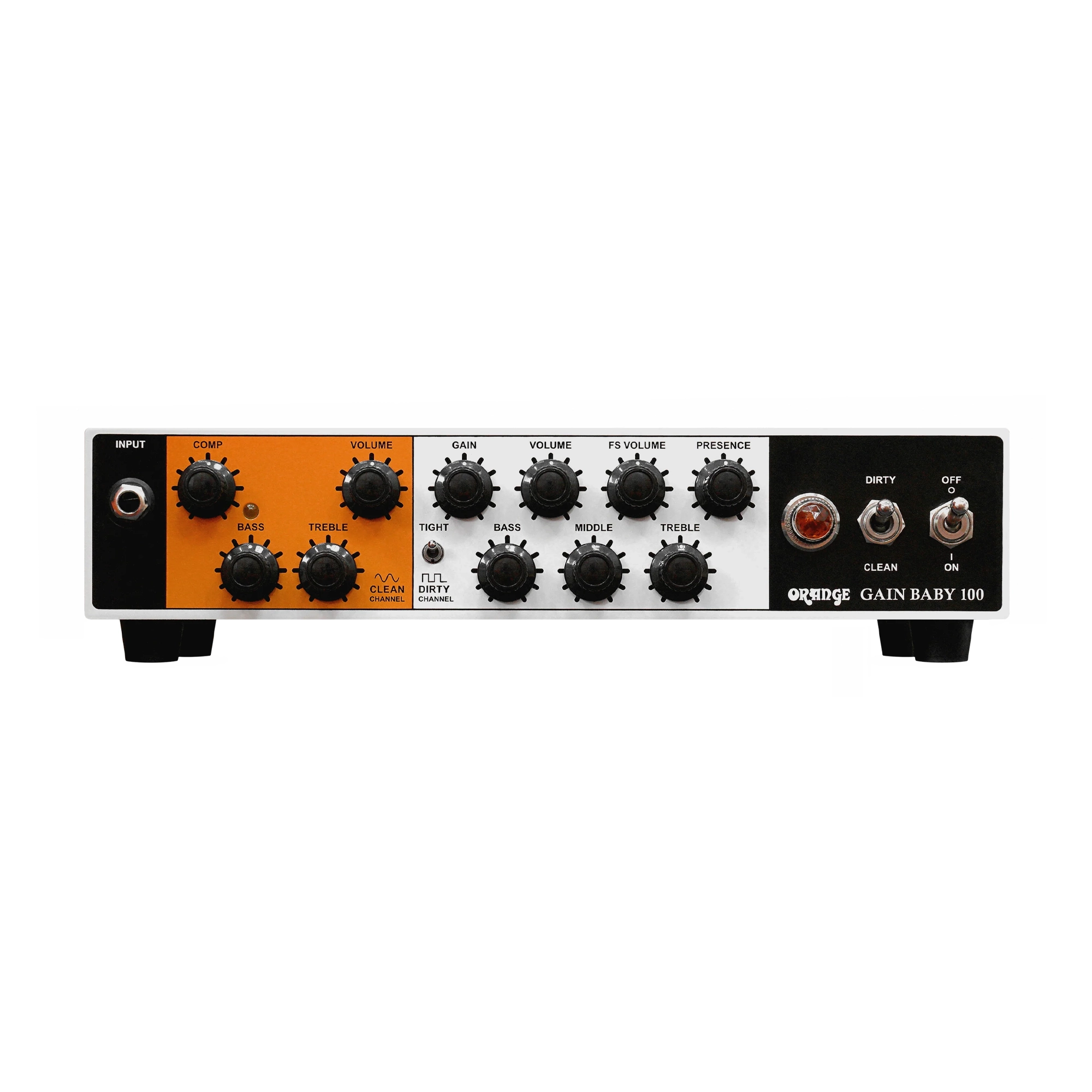 Orange Gain Baby 100W, 2-Channel Solid-State Guitar Amp Head