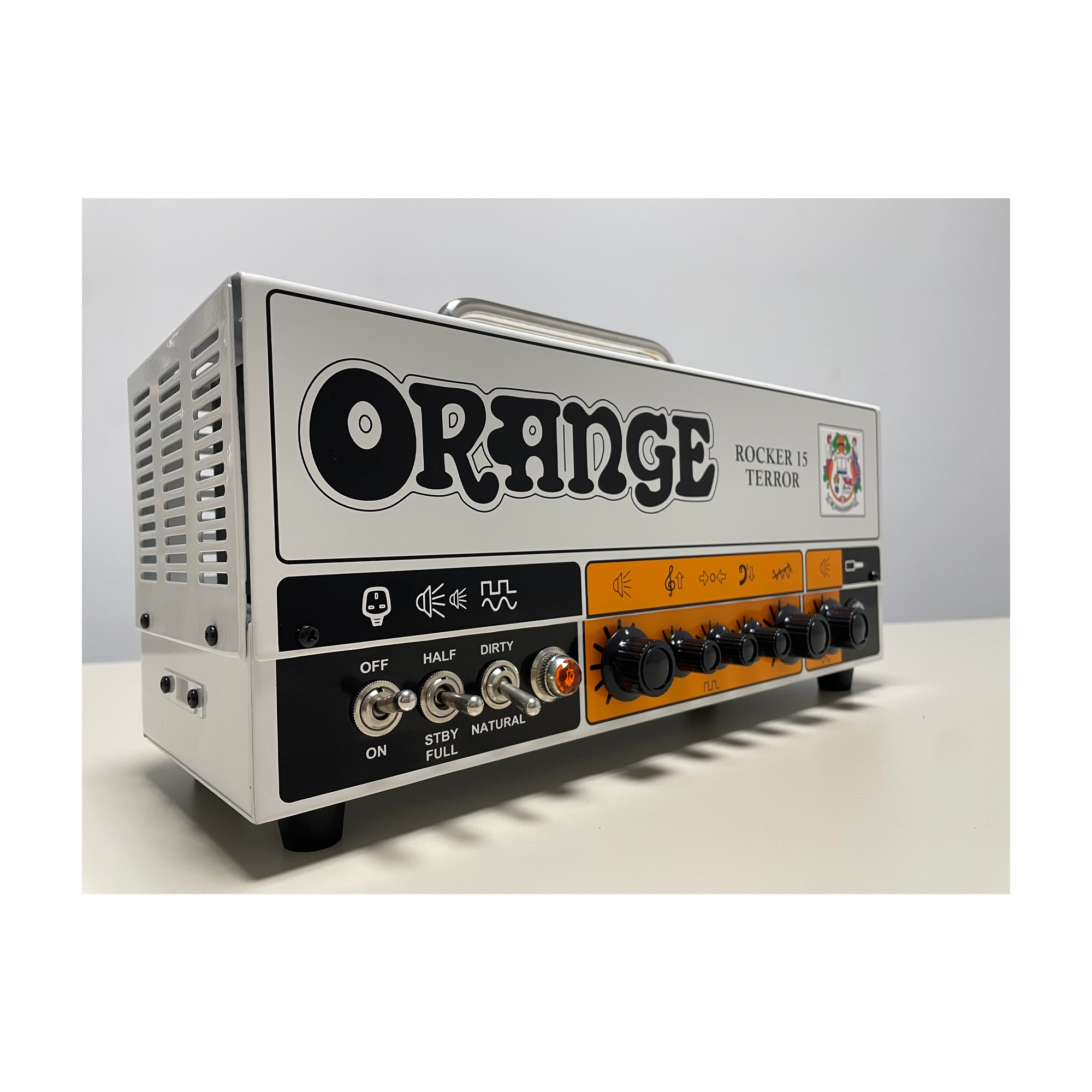 Orange Amplifiers Rocker 15 Terror 15W Tube Guitar Amp Head White (B-STOCK)