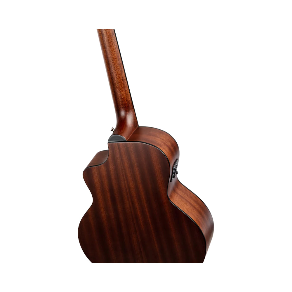 Ortega D7CE 4-String Acoustic Electric Cutaway Bass Guitar - Bourbon Fade