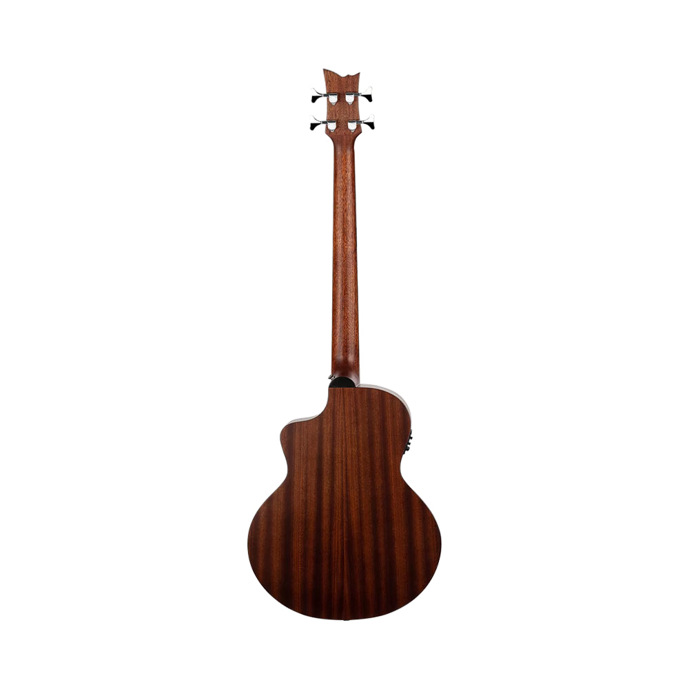 Ortega D7CE 4-String Acoustic Electric Cutaway Bass Guitar - Bourbon Fade