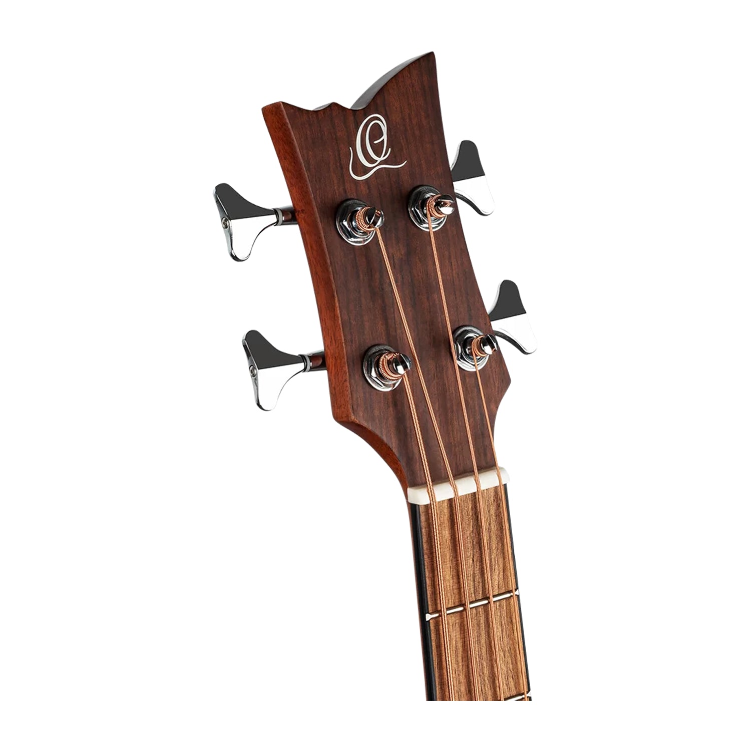 Ortega Deep Series 7 Medium Scale Acoustic Bass 4 String - Spruce / Mahogany Bourbon Fade