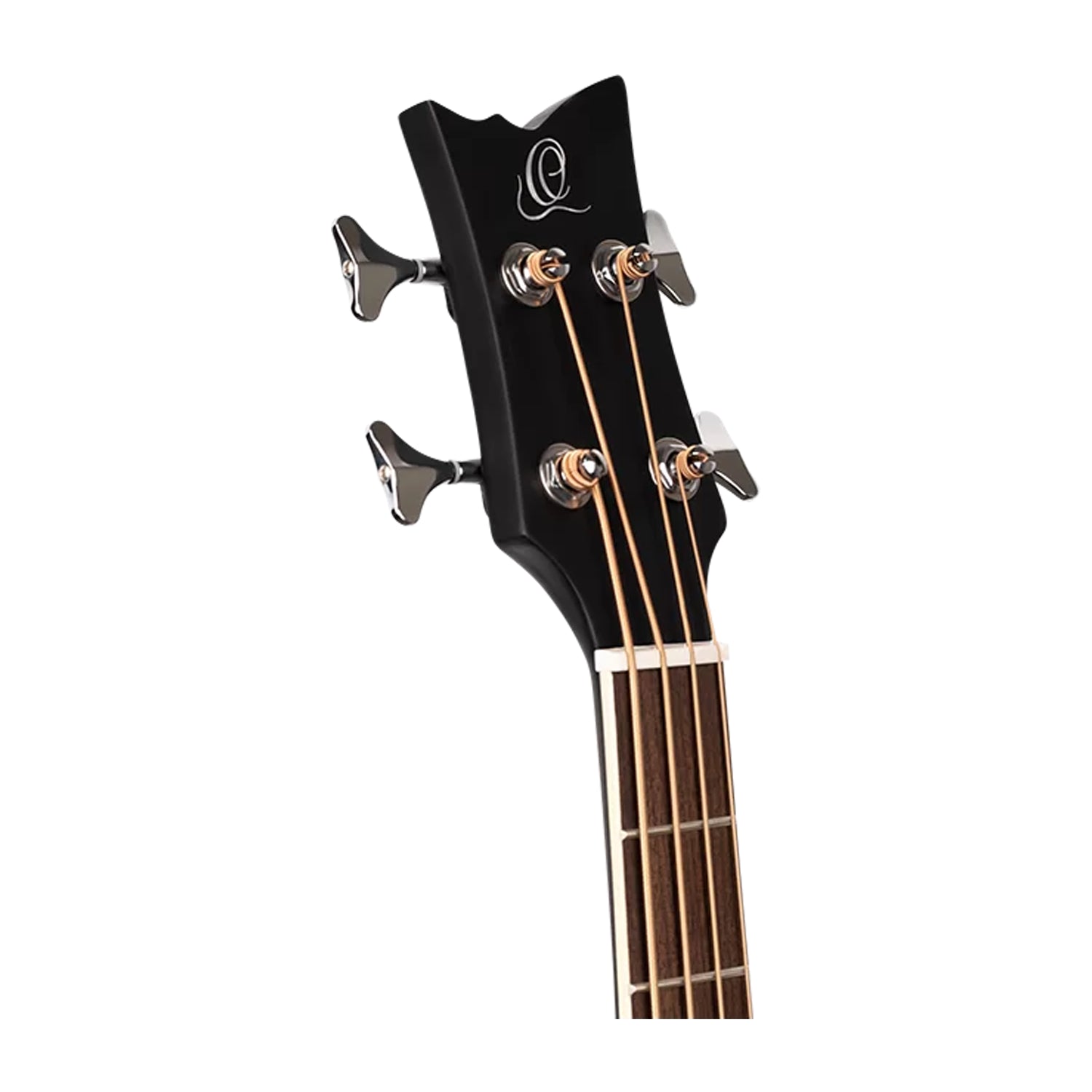Ortega Guitars D7e-Sbk-4 Deep Series Medium Scale A/E Bass