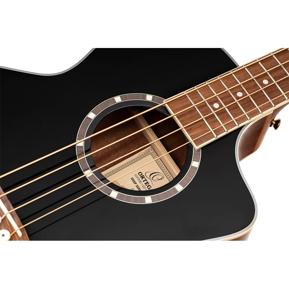 Ortega D8CE-4 Deep Series 8 4-String Acoustic Electric Bass Guitar