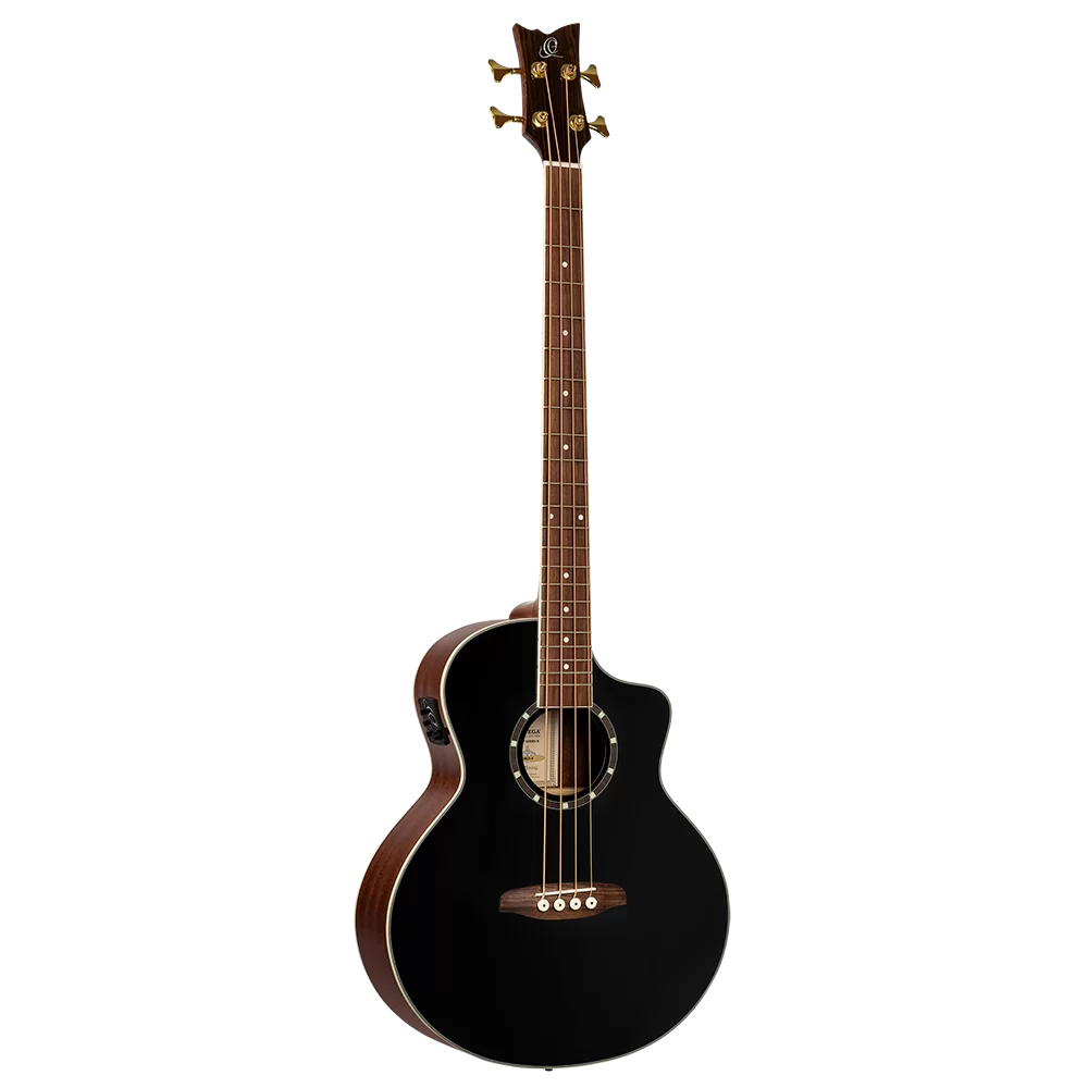Ortega D8CE-4 Deep Series 8 4-String Acoustic Electric Bass Guitar