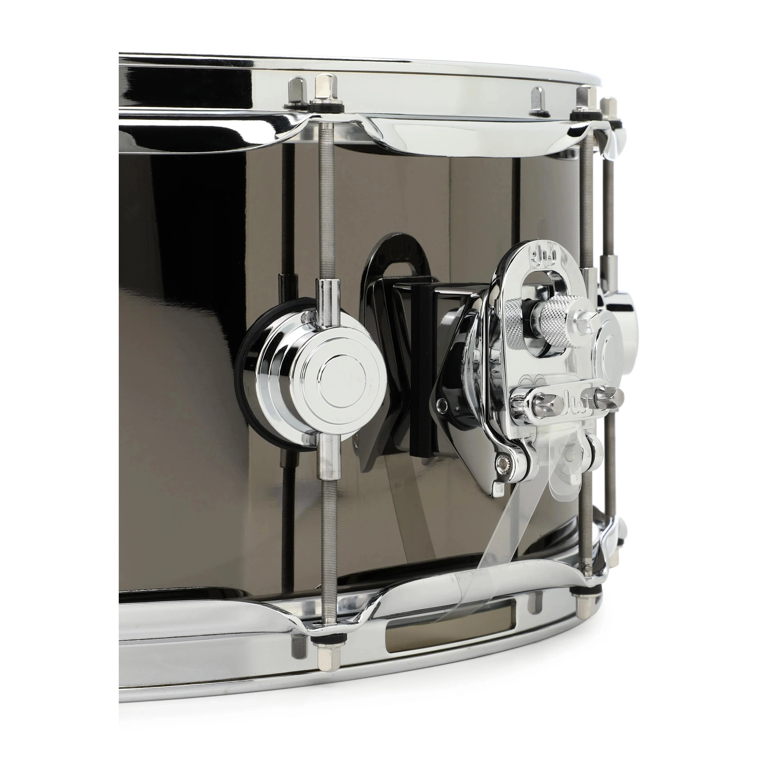 DW Collector's Series Brass 6.5 x 14 inch Snare Drum - Black Nickel
