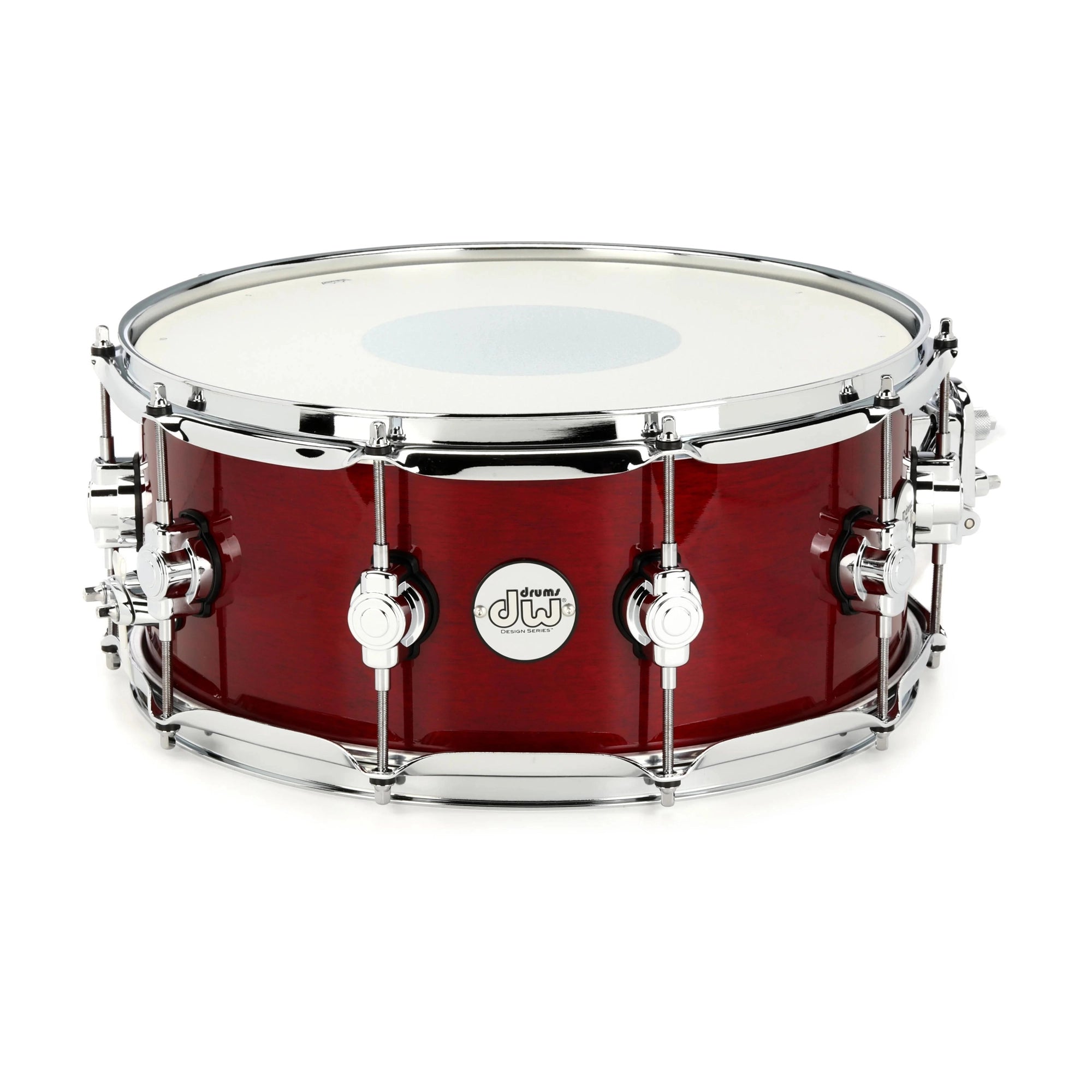 DW Design Series 6" X 14" Snare Drum - Cherry Stain