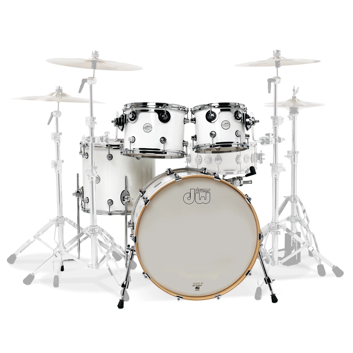 DW Design Series Paquete de Conchas de 4 Piezas - Blanco Brillante