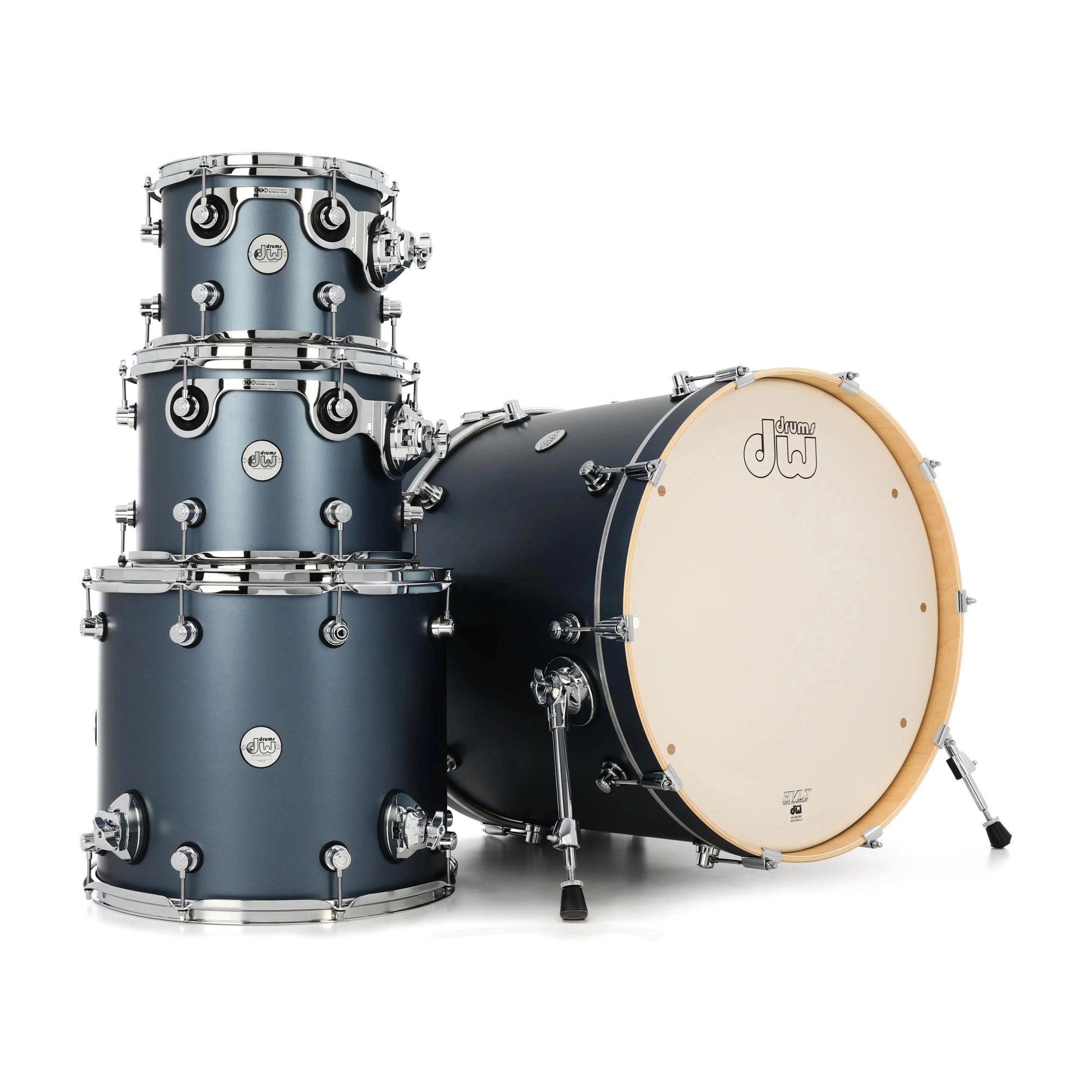 DW Design Series 4-Piece Shell Pack- Blue Slate