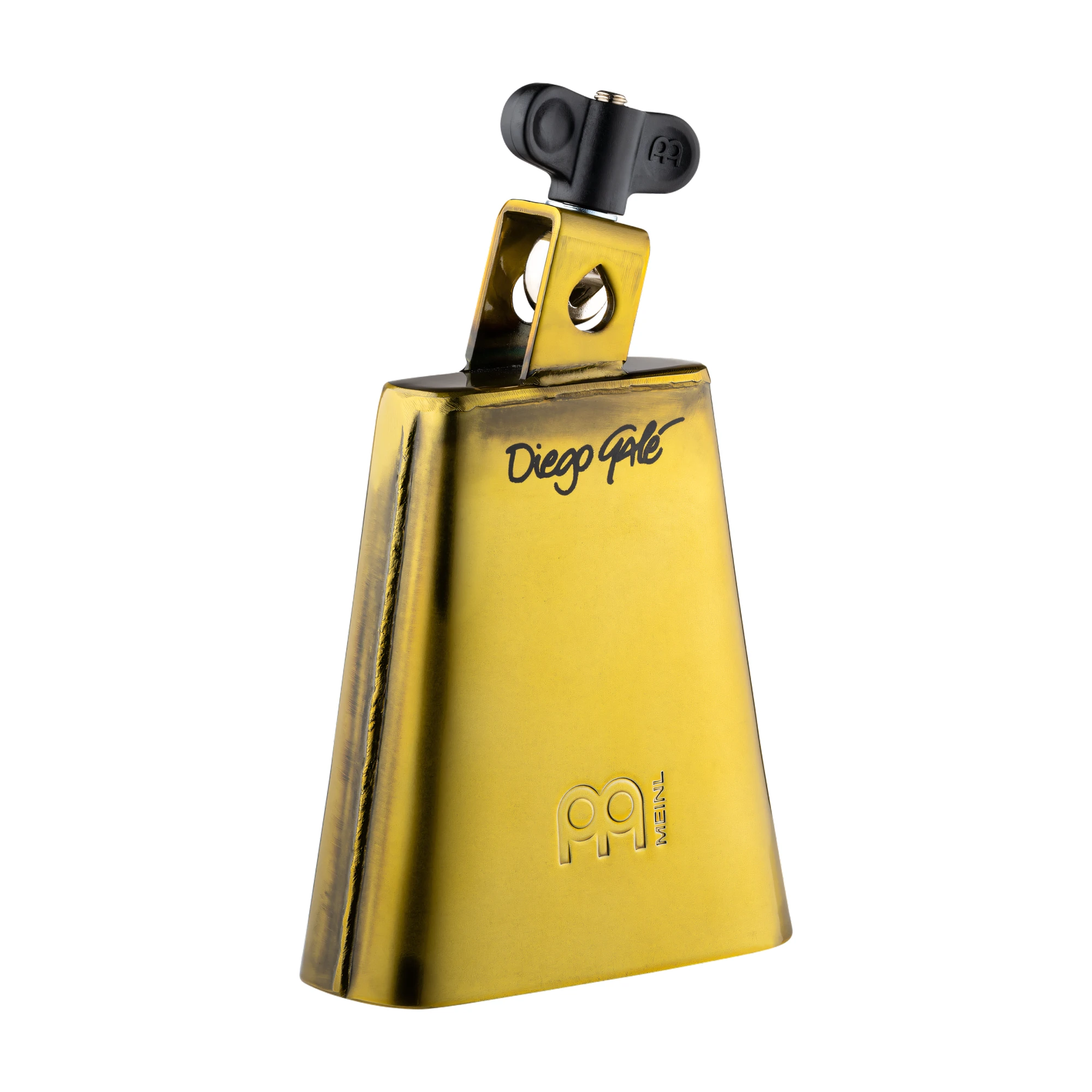 Front angle view of Meinl Percussion DG-RCCB 5" Diego Galé Signature Royal Cha-Cha Cowbell