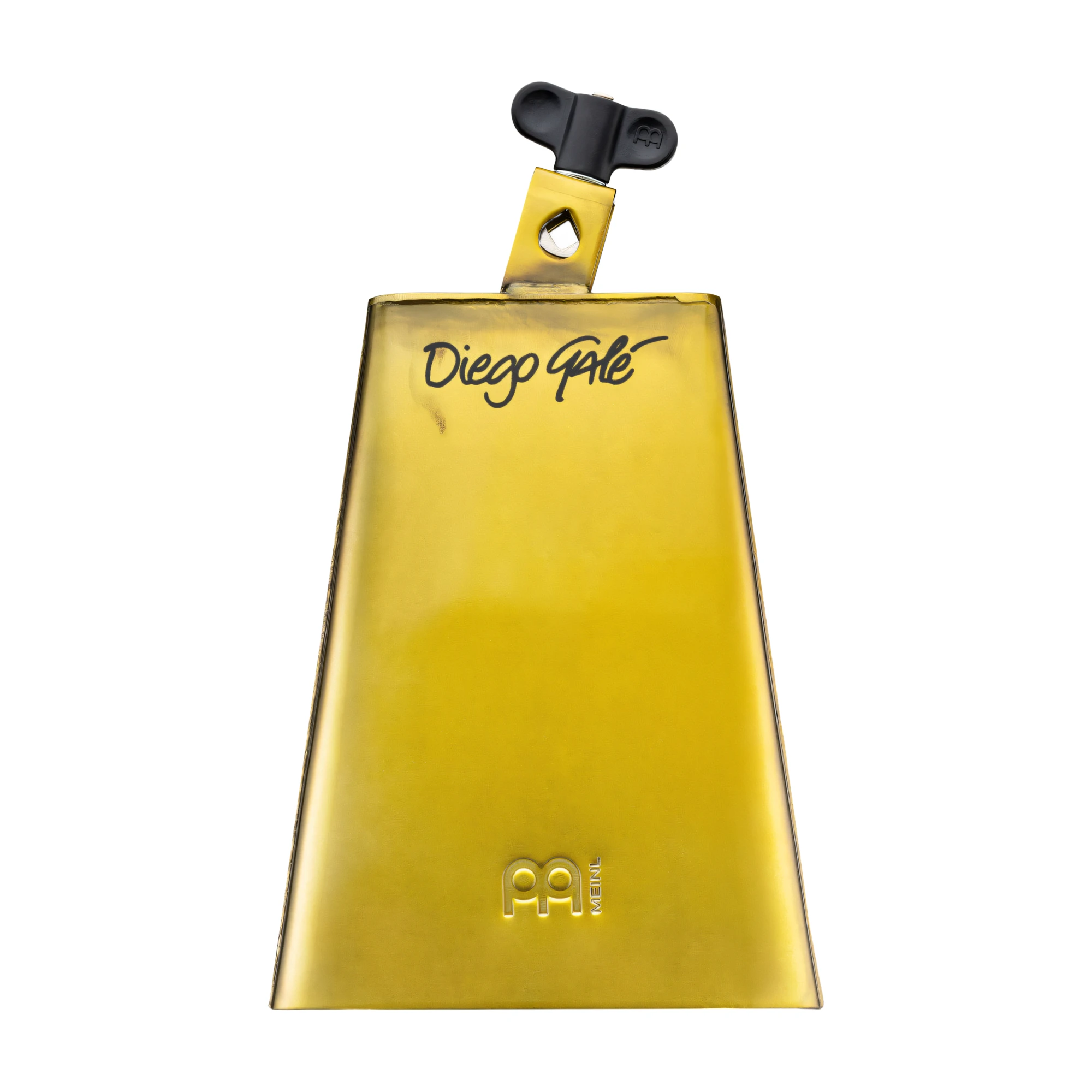 Front view of Meinl Percussion DG-RTB 8" Diego Galé Signature Royal Gold Timbale Cowbell