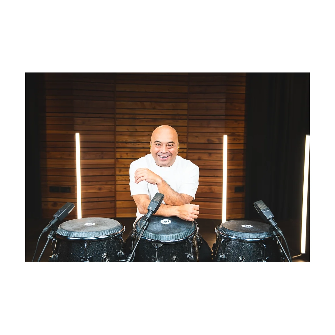 DG1212MS Diego Galé & 3 Conga Set at the Studio.