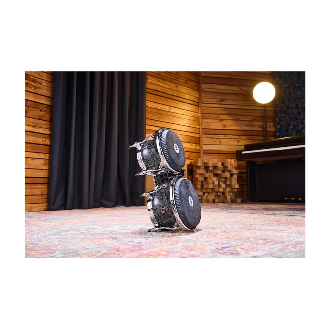 View in live of Meinl Percussion DG400MS Diego Galé Signature Bongos - Midnight Star