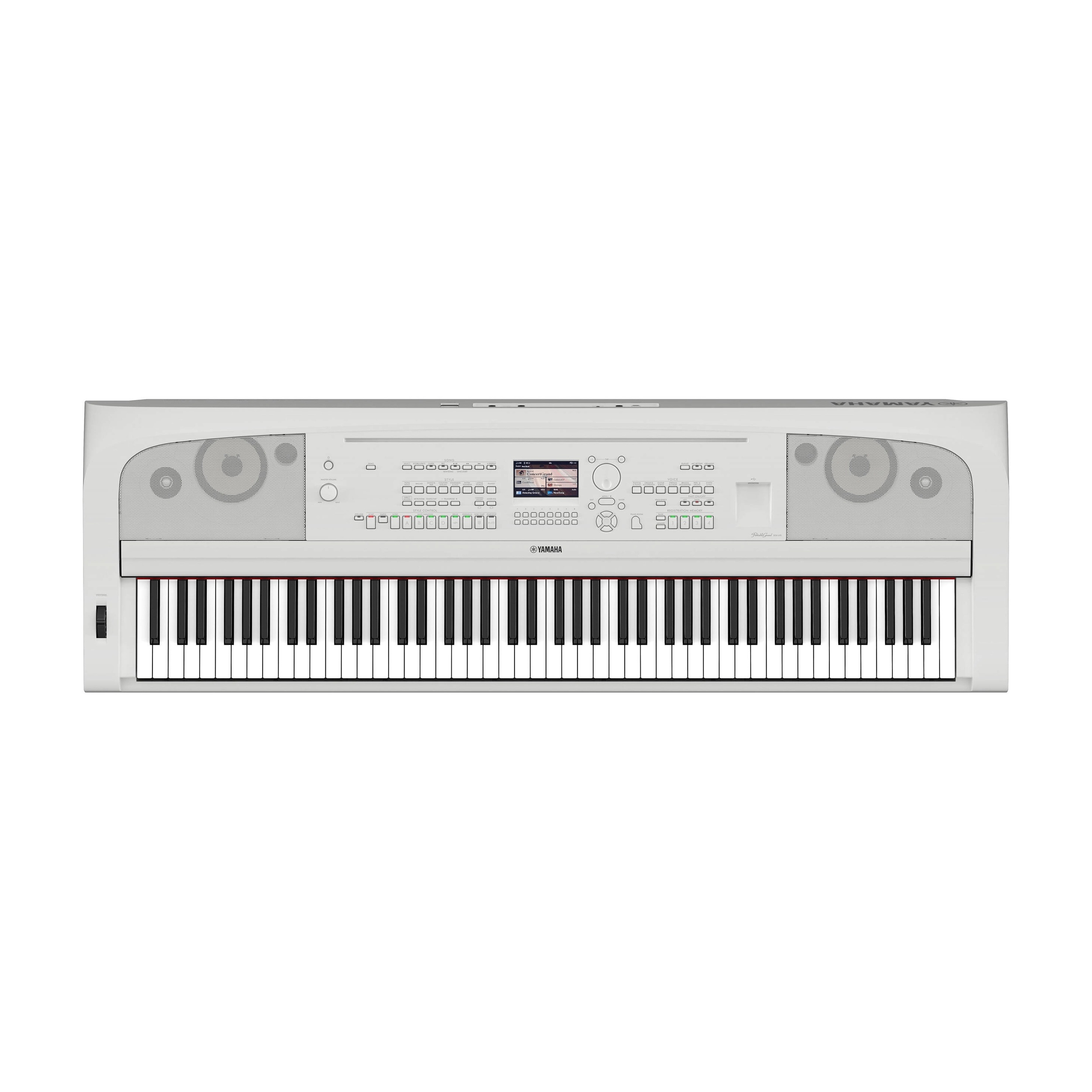 Yamaha DGX670 88 Key Portable Digital Grand Piano - White