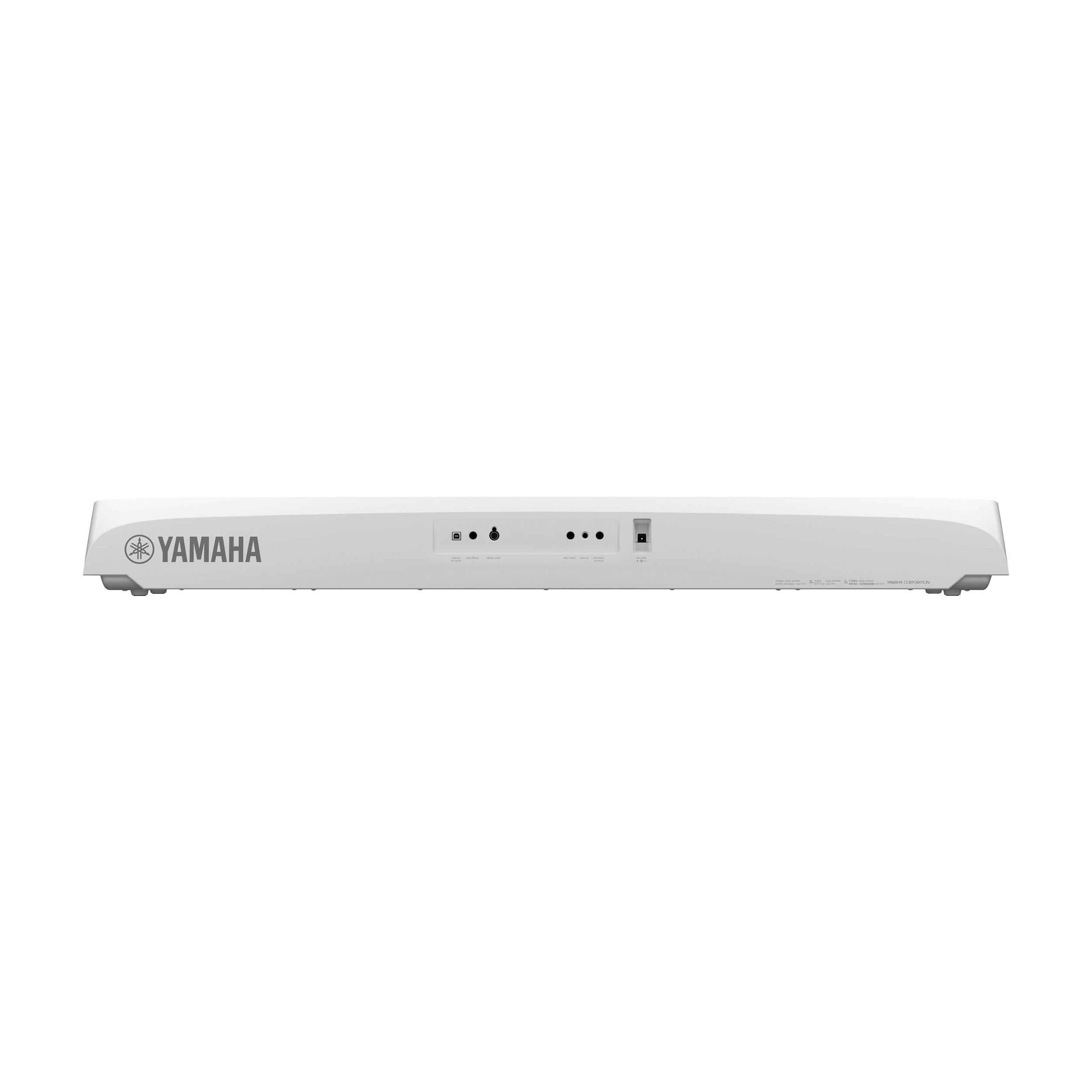 Yamaha DGX670 88 Key Portable Digital Grand Piano - White