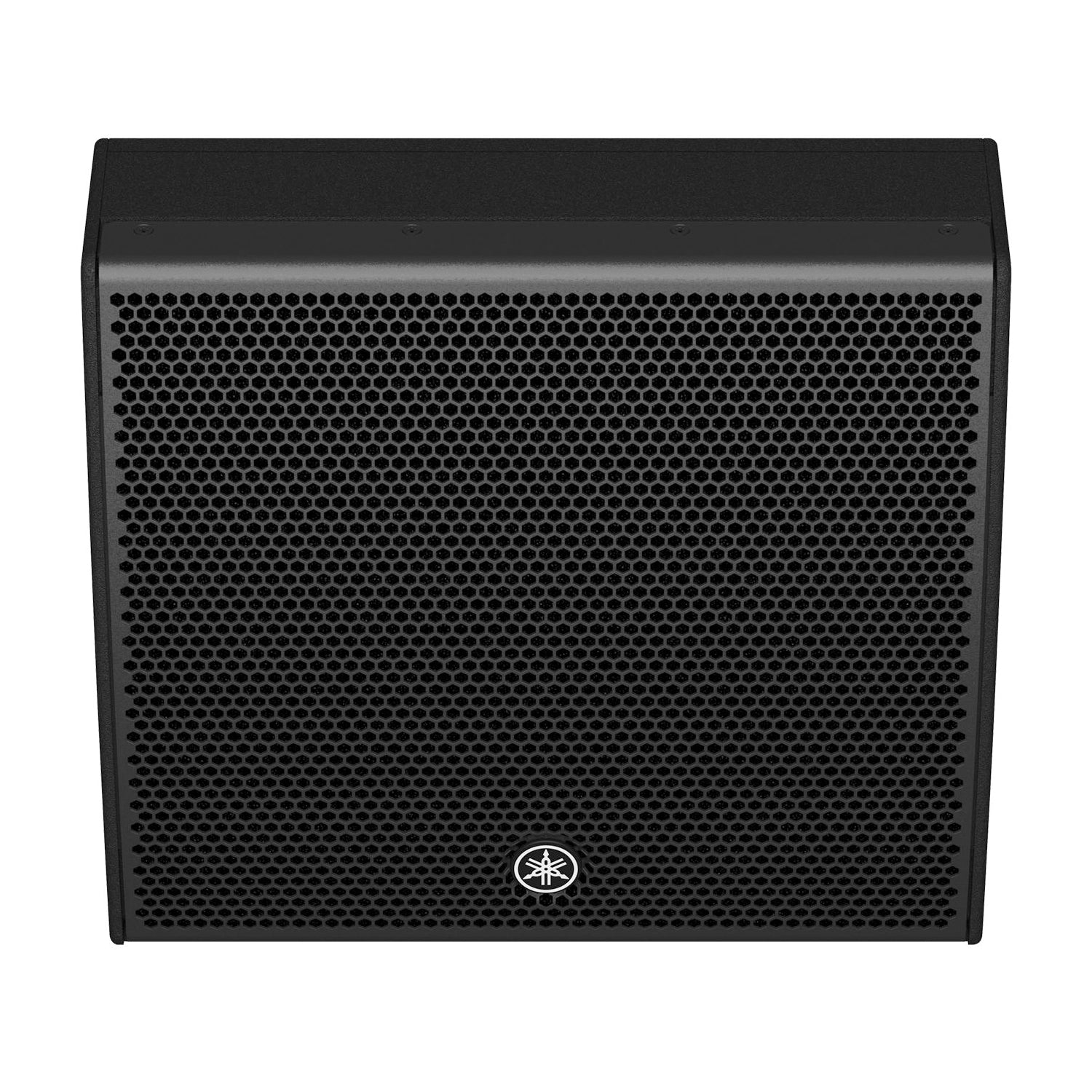 Yamaha DHR12M 1000W 12-Inch Powered Loudspeaker top front view