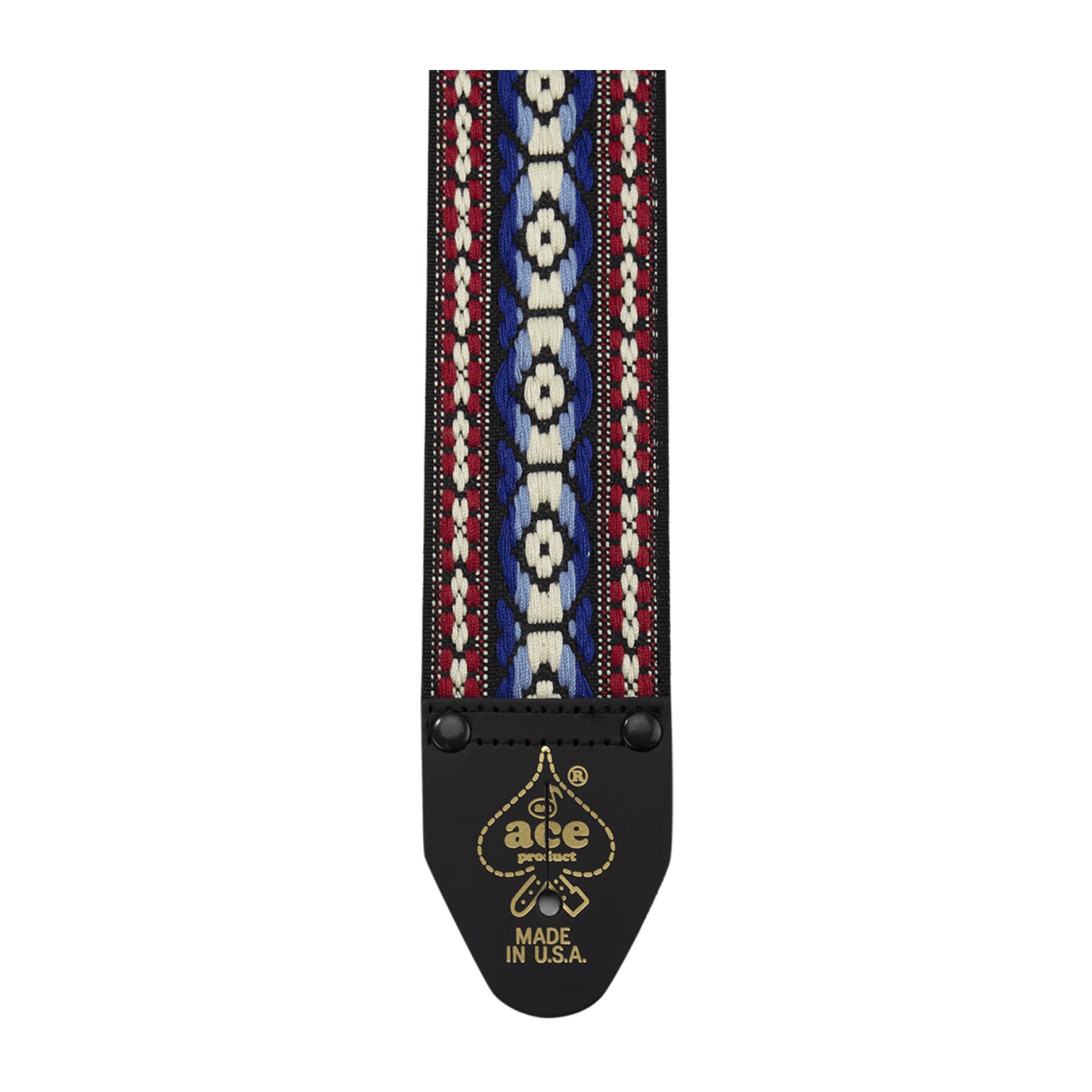 Ace DN-ACE11 2" Vintage Reissue Guitar Strap - Bohemian Blue