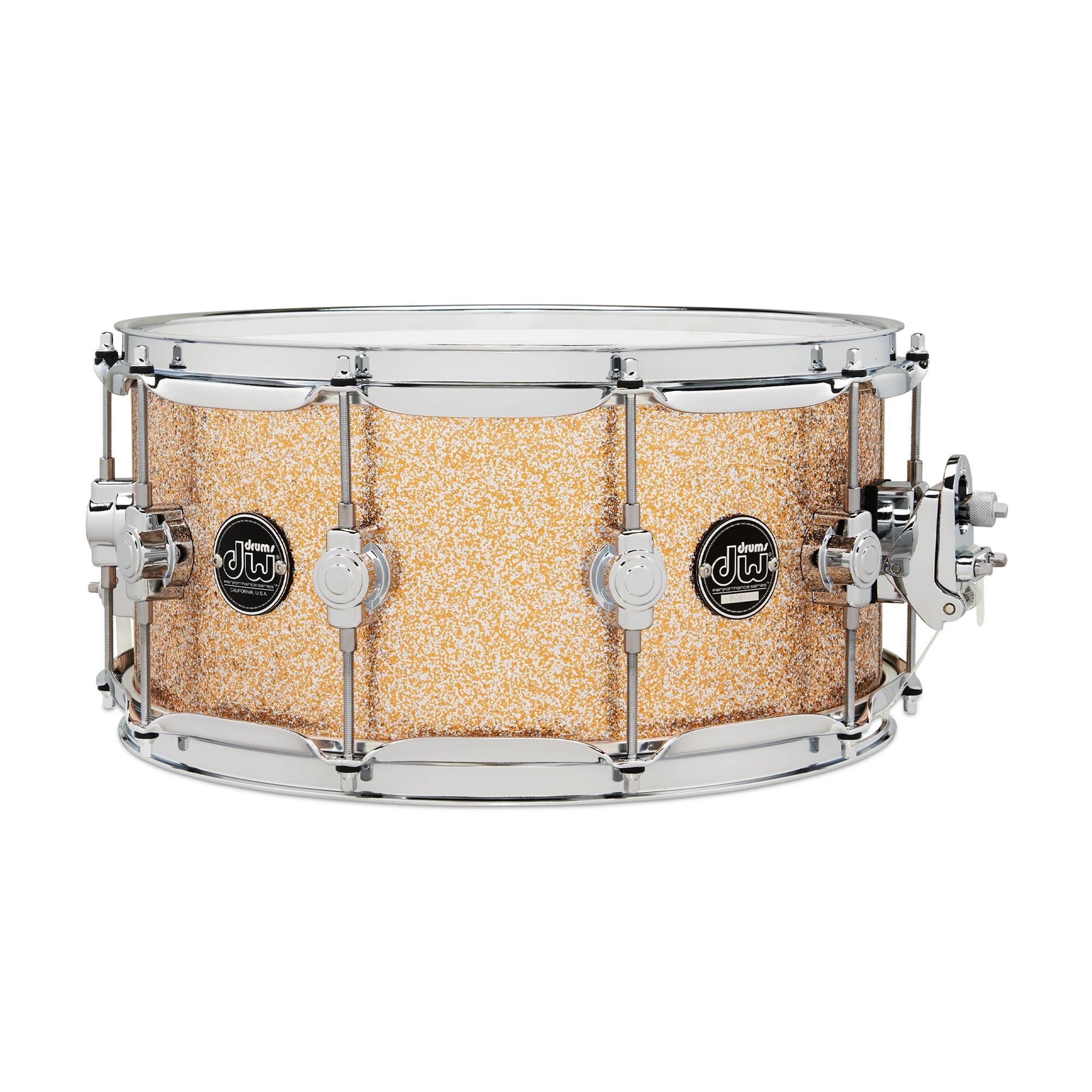 DW Performance Series Maple 6.5" X 14" Snare Drum - Bermuda Sparkle Finishply