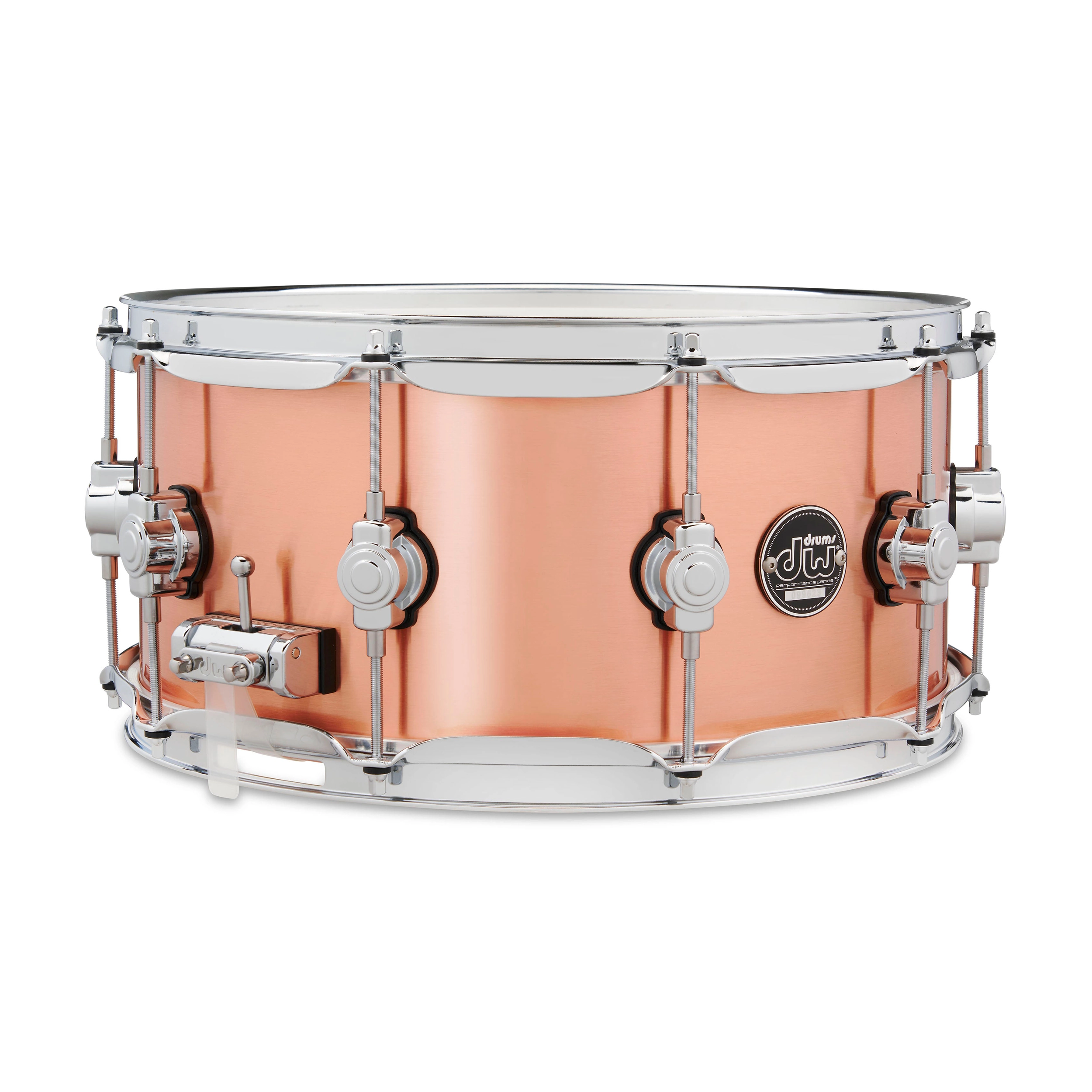 DW Performance Series Snare Drum - 6.5 x 14-inch - Polished Copper