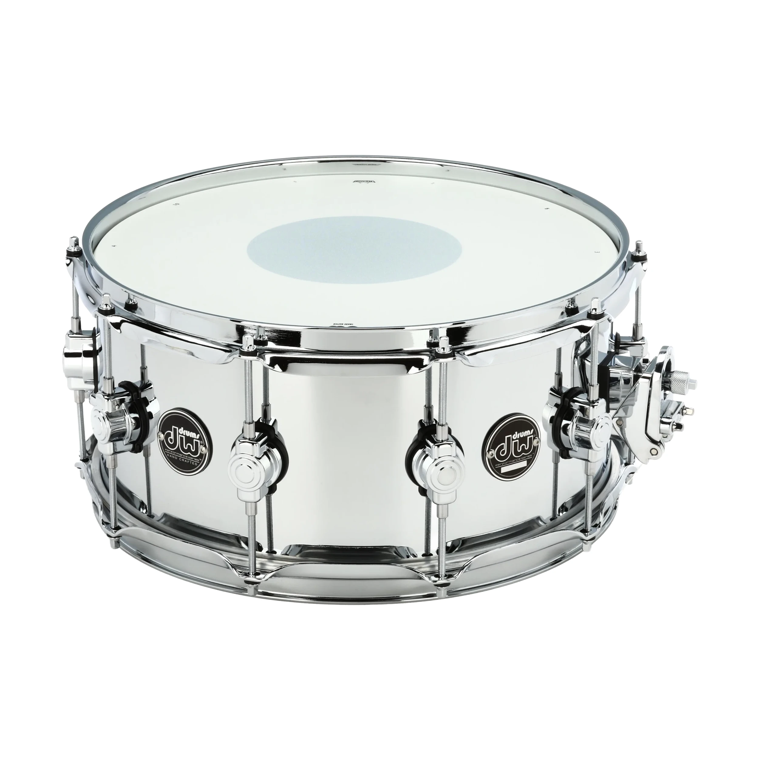 DW Performance Series Steel 6.5 x 14-inch Snare Drum - Polished Chrome
