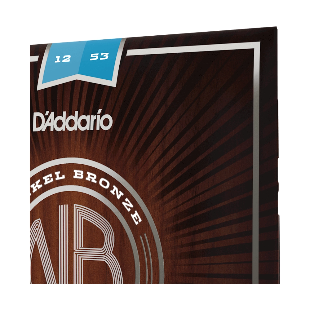 D'Addario Acoustic Guitar Strings Nickel Bronze NB1253 12-53